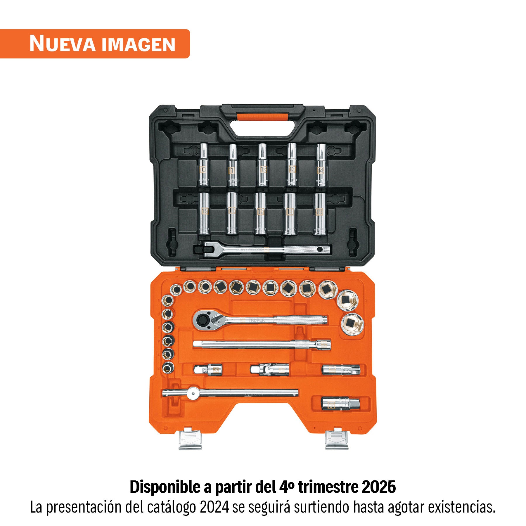 Juego de 36 herramientas cuadro 1/2" mm para mecánico