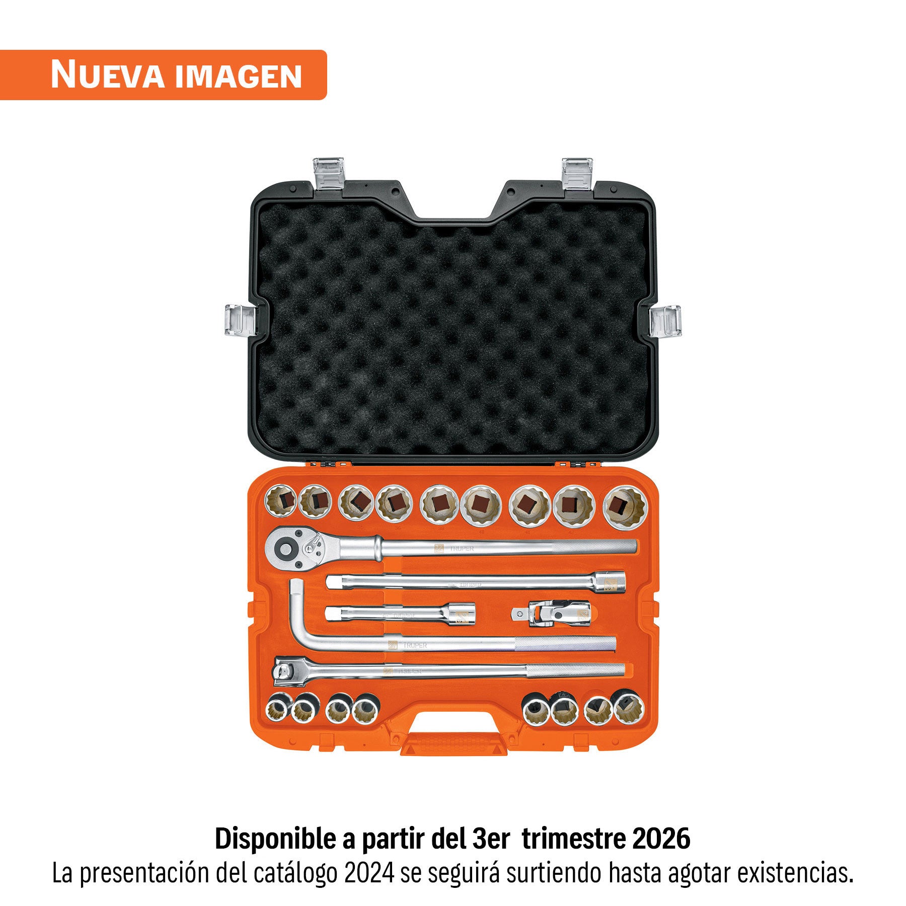 Juego de 23 herramientas cuadro 3/4" mm para mecánico