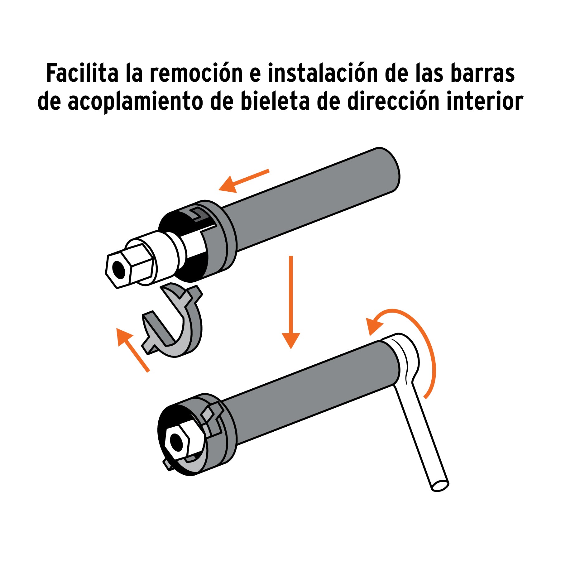 Extractor p/tirante interior (bieleta de dirección), TRUPER