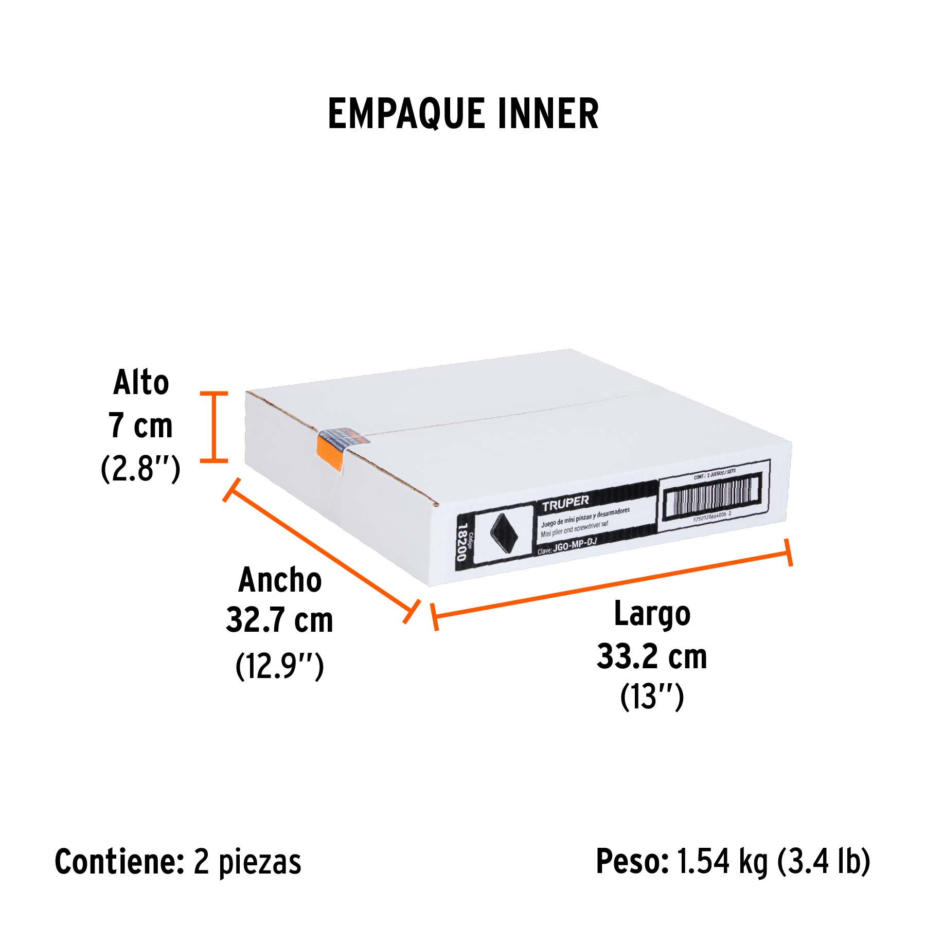 Juego 6 desarmadores de joyero y 4 mini pinzas Comfort Grip - Empaque