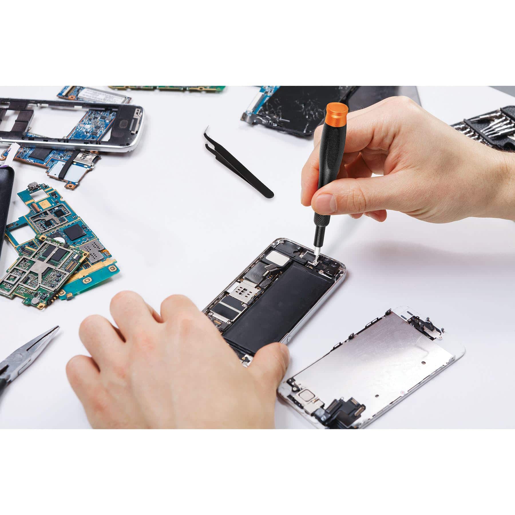 Juego de 32 piezas para reparación de electrónica, TRUPER