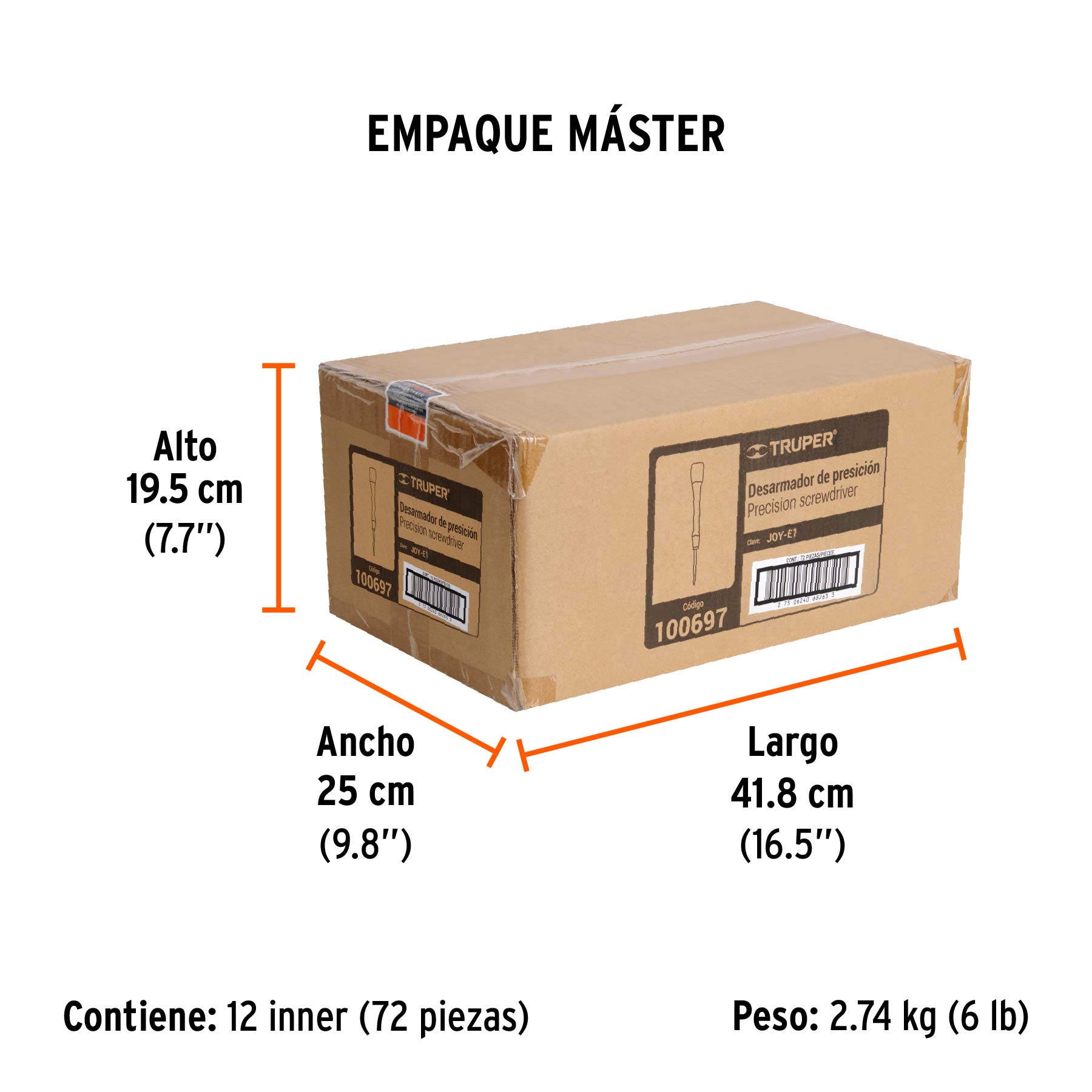 Desarmador de precisión pentalobe PL1 mango ergonómico - Empaque