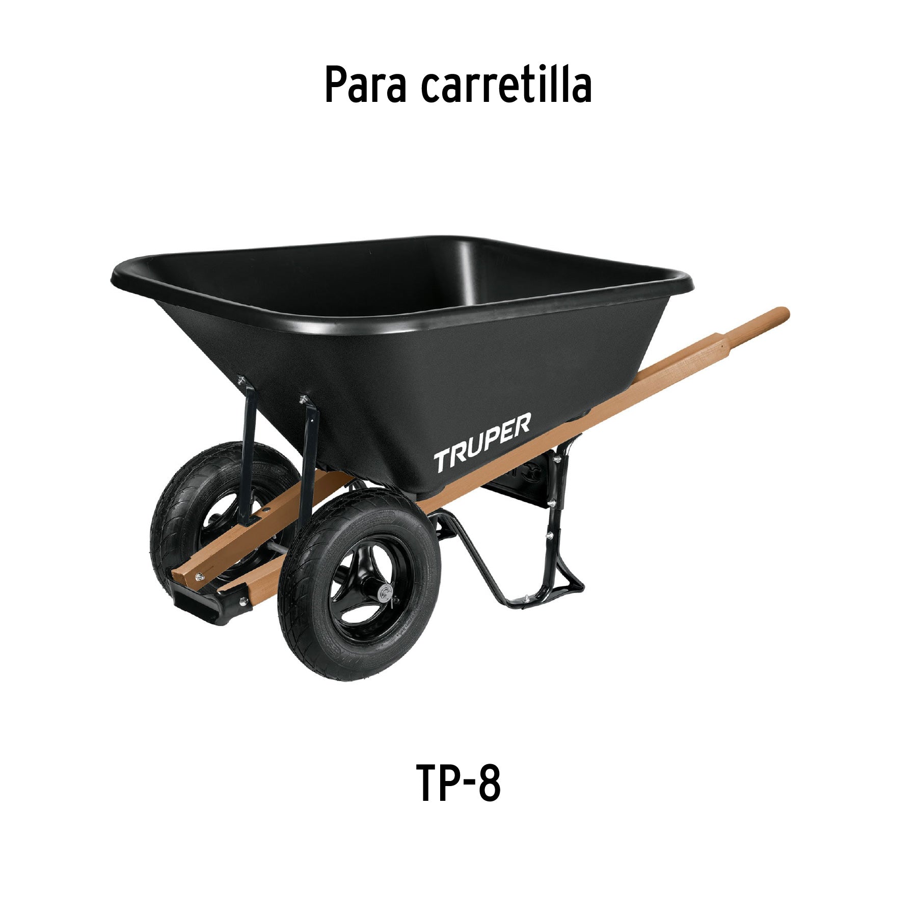 Tornillería con chumaceras para carretilla TP-8, TRUPER