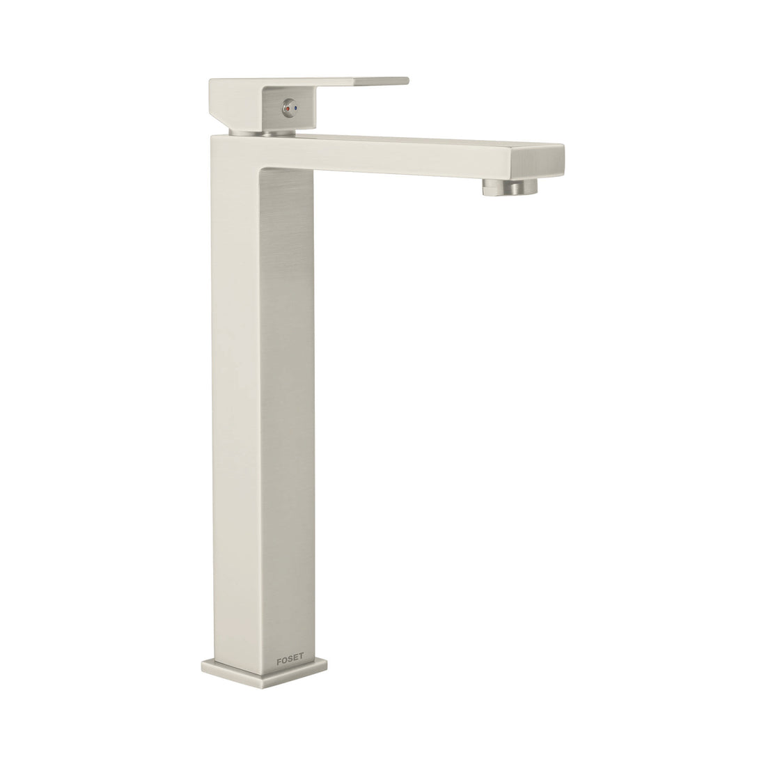 Monomando alto para lavabo, satín, FOSET KUBO