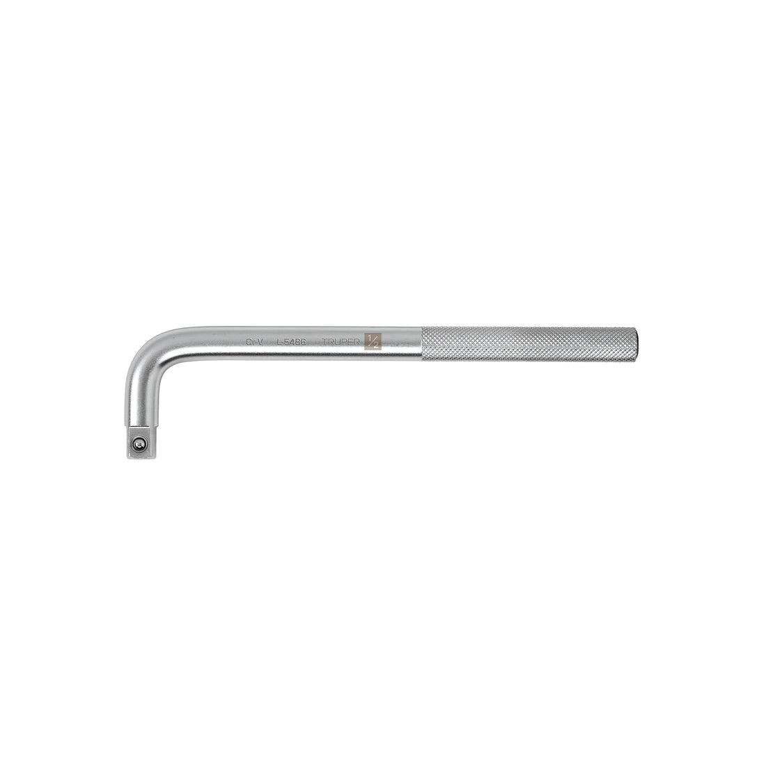 Mango cuadro 1/2" en "L", largo 9", TRUPER