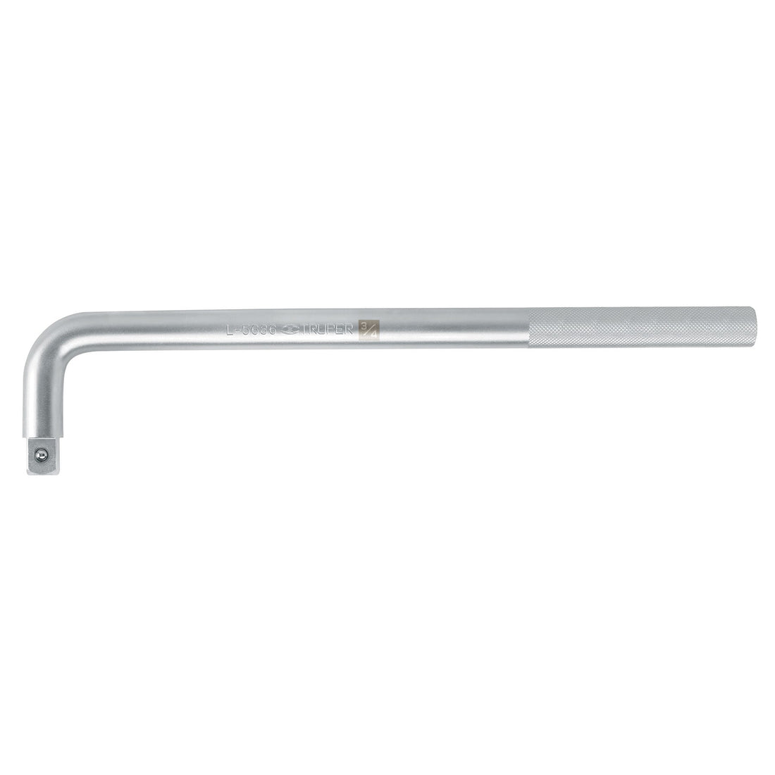 Mango cuadro 3/4" en "L", largo 18", TRUPER