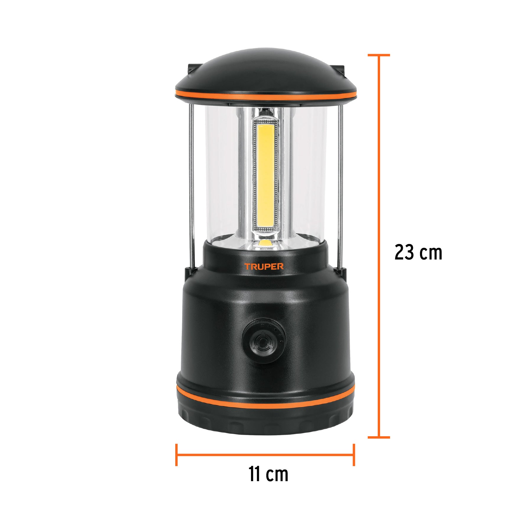 Linterna de LED para campamento, tipo farol, de Pilas 3 D