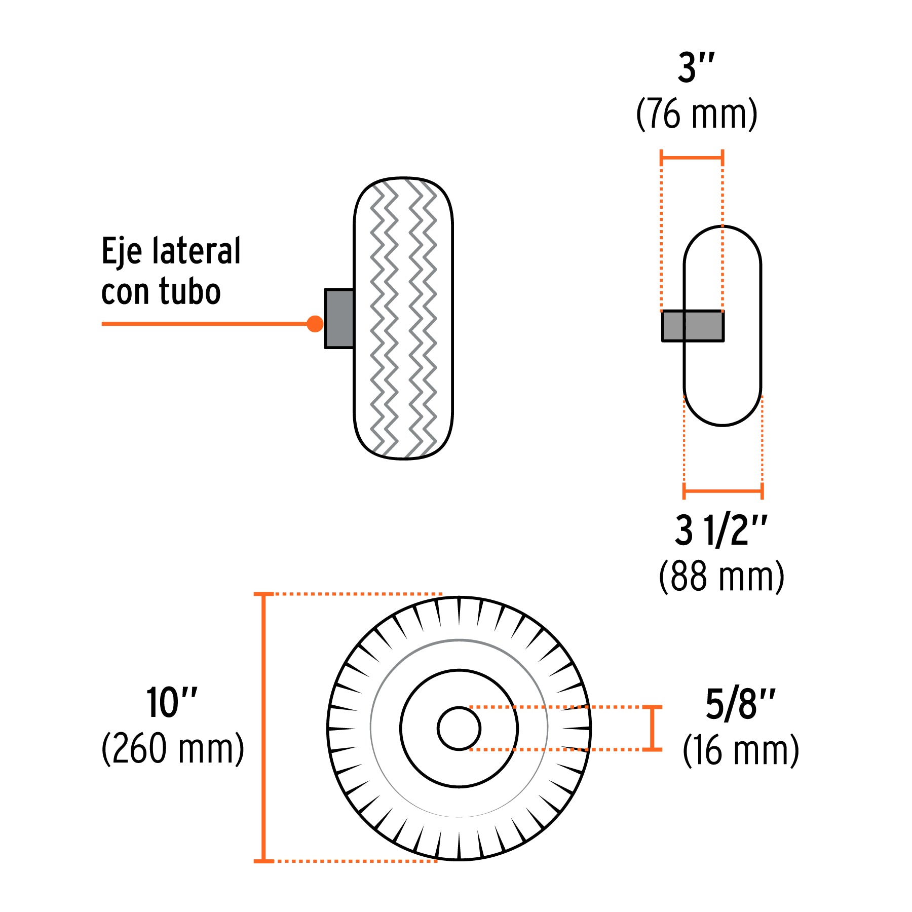 Hidrolavadora con motor a gasolina, 2,800 PSI, TRUPER