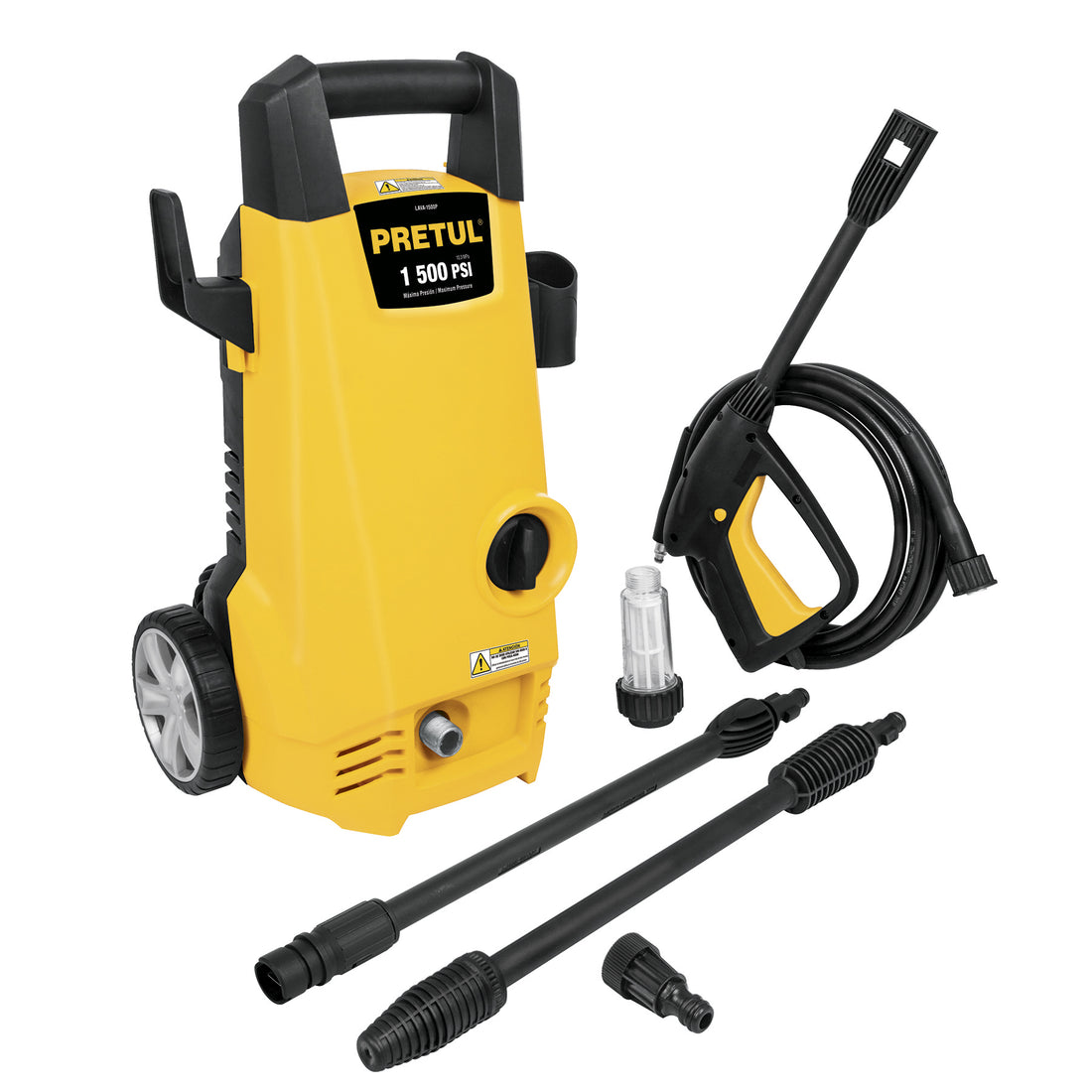 Hidrolavadora eléctrica, 1500 PSI, PRETUL