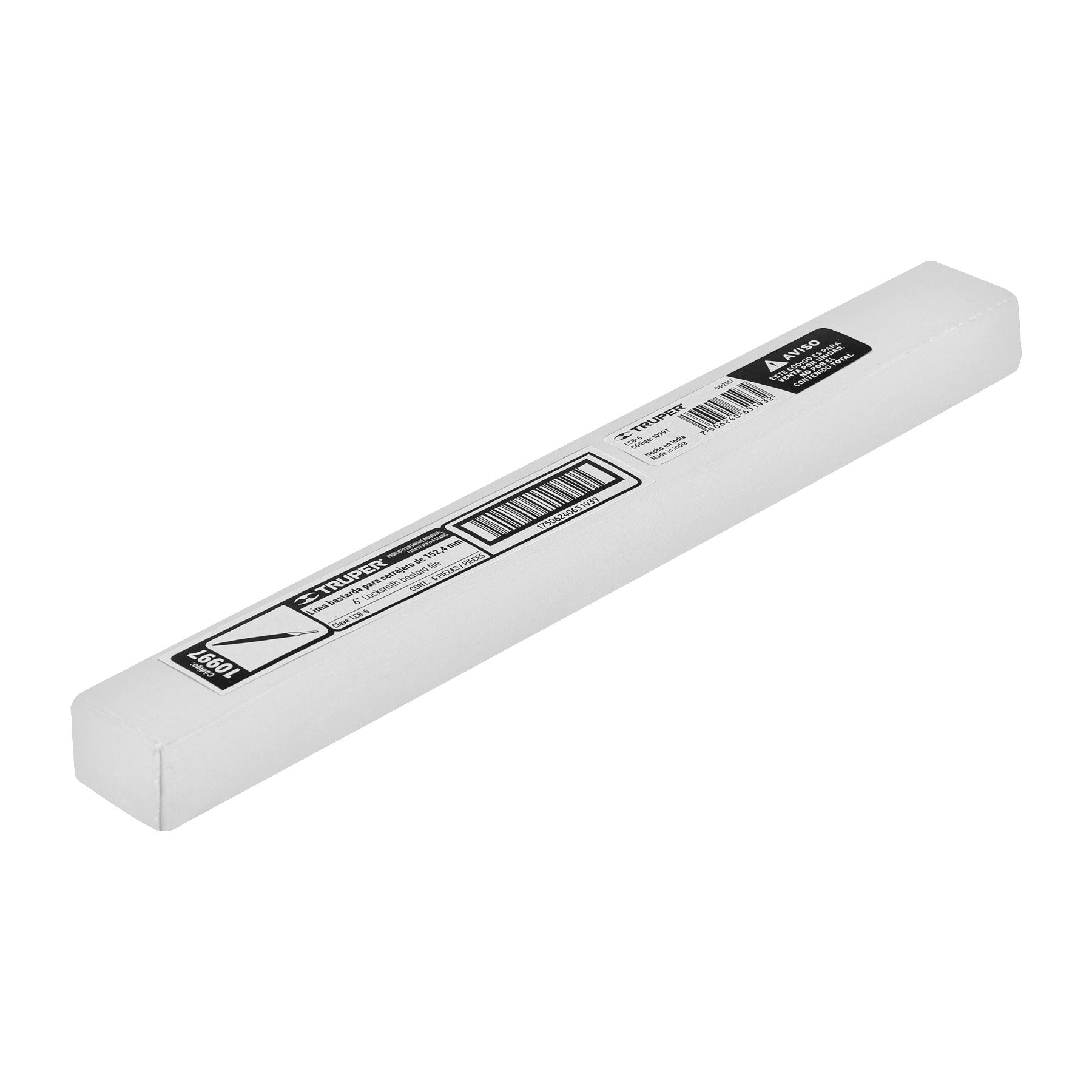 Lima para cerrajero bastarda 6", TRUPER