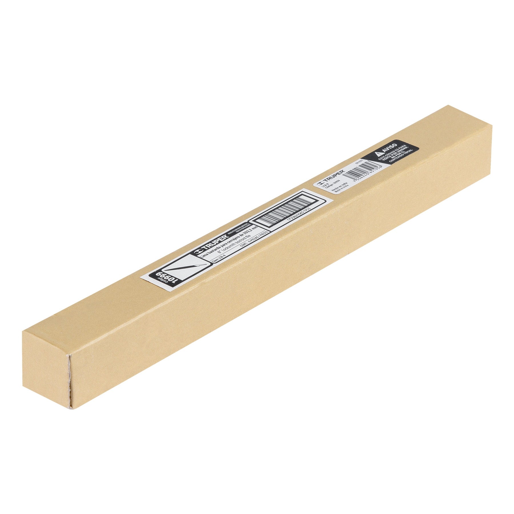 Lima para cerrajero bastarda 8", TRUPER
