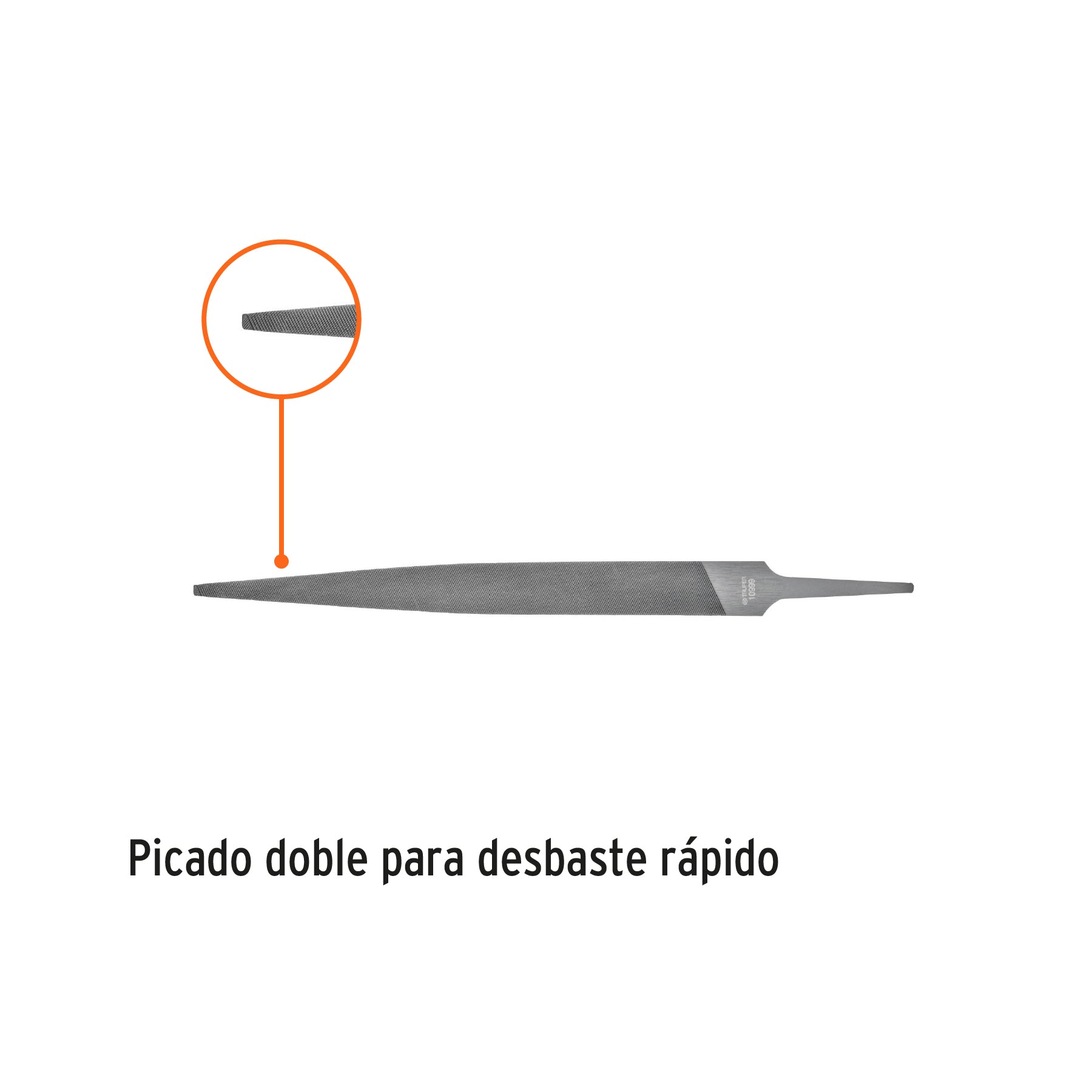 Lima para cerrajero bastarda 8", TRUPER