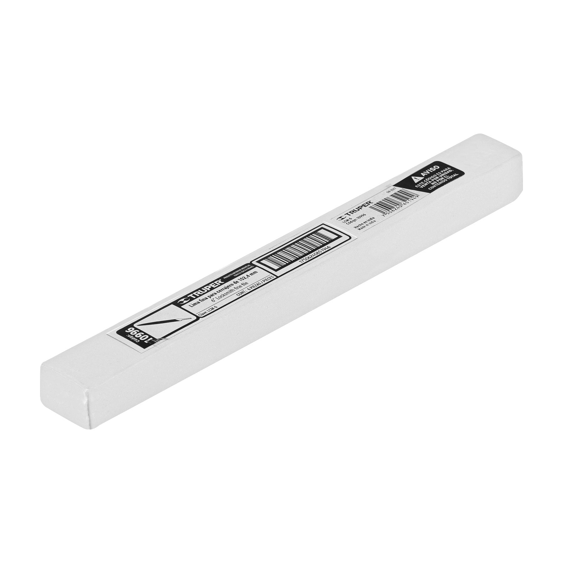 Lima para cerrajero fina 6", TRUPER