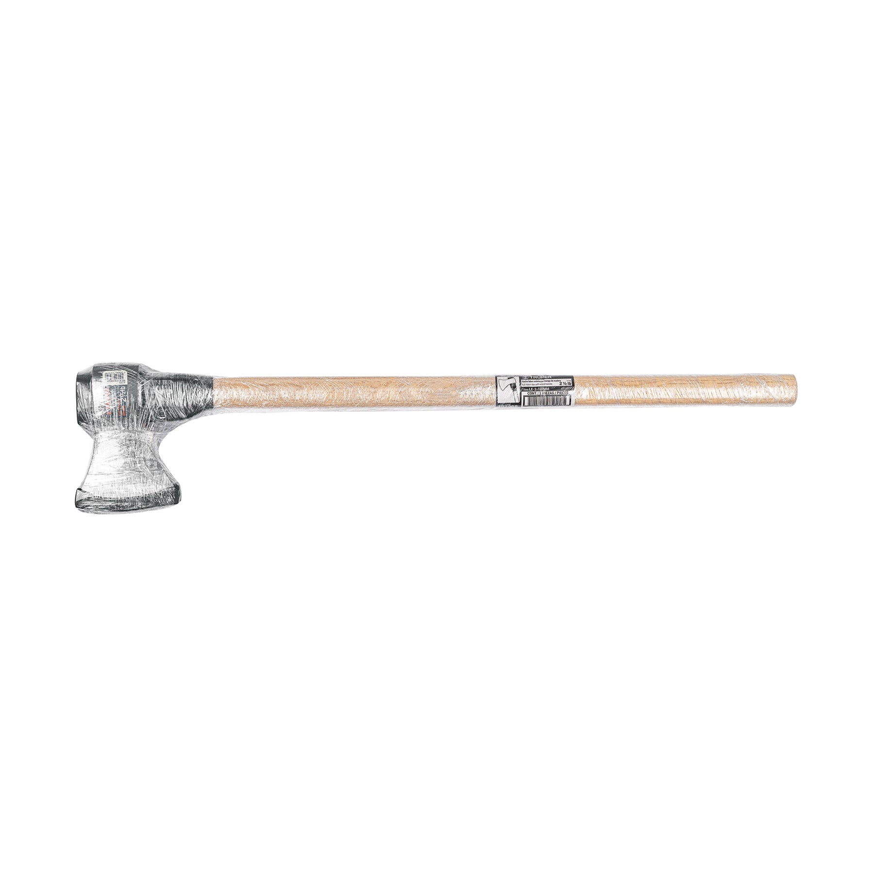 Hacha labor entera 2-1/2 lb, mango de madera 36", TRUPER