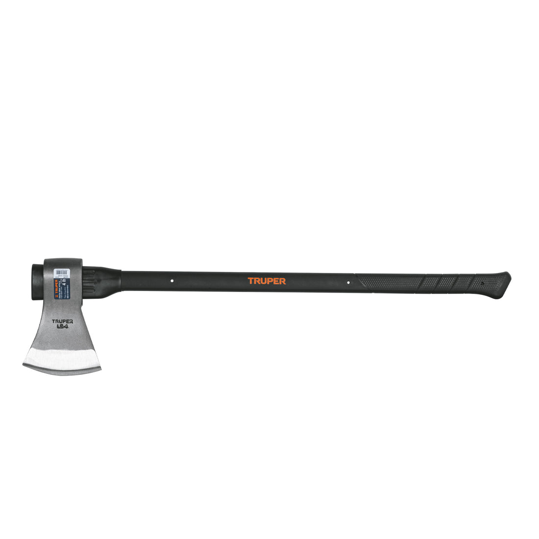 Hacha labor entera 4 lb, mango de fibra de vidrio 36",TRUPER