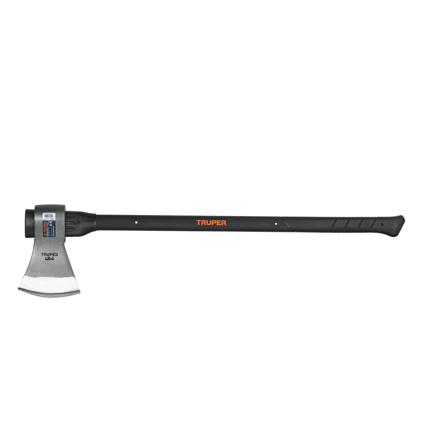 Hacha labor entera 4 lb, mango de fibra de vidrio 36",TRUPER - Empaque