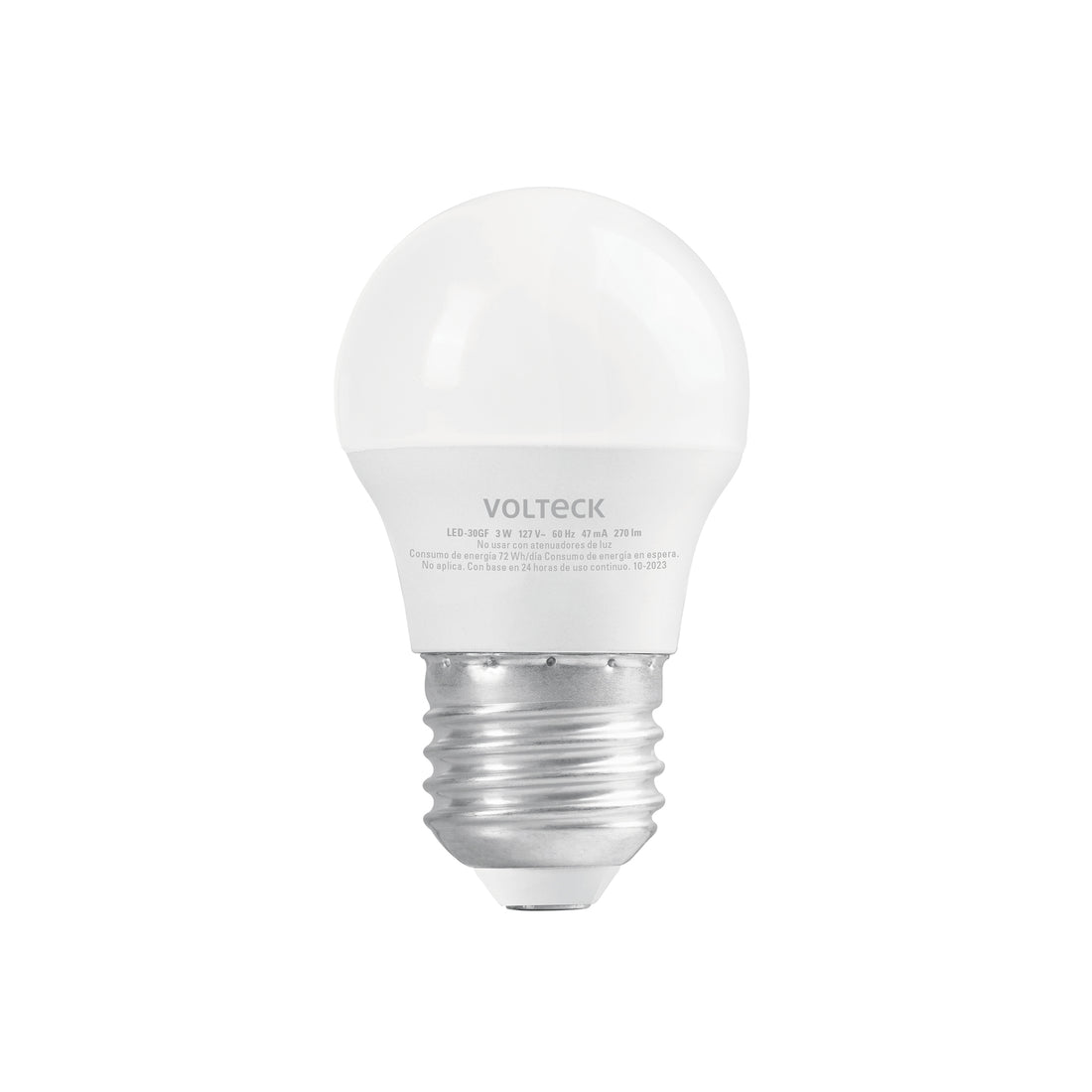 Foco LED 3W (25W) G45, 6500K blanca fría, 270 lm, blíster