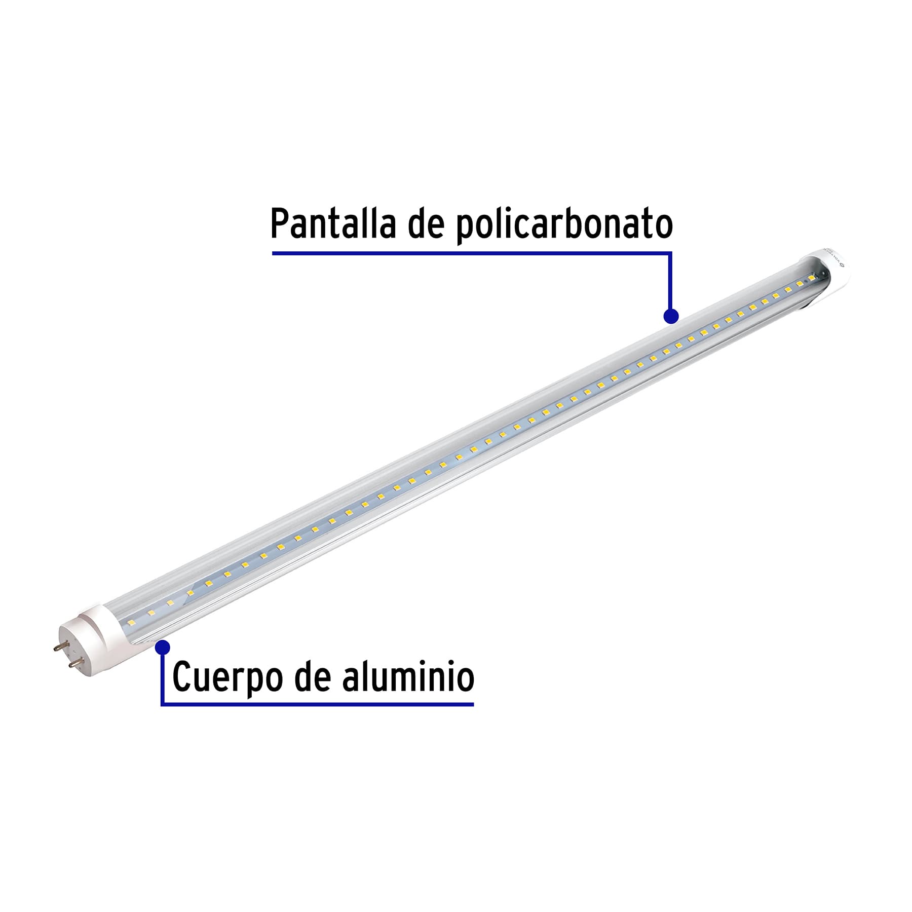 Tubo LED T8 9W G13, 6500K blanca fría, BASIC descontinuado