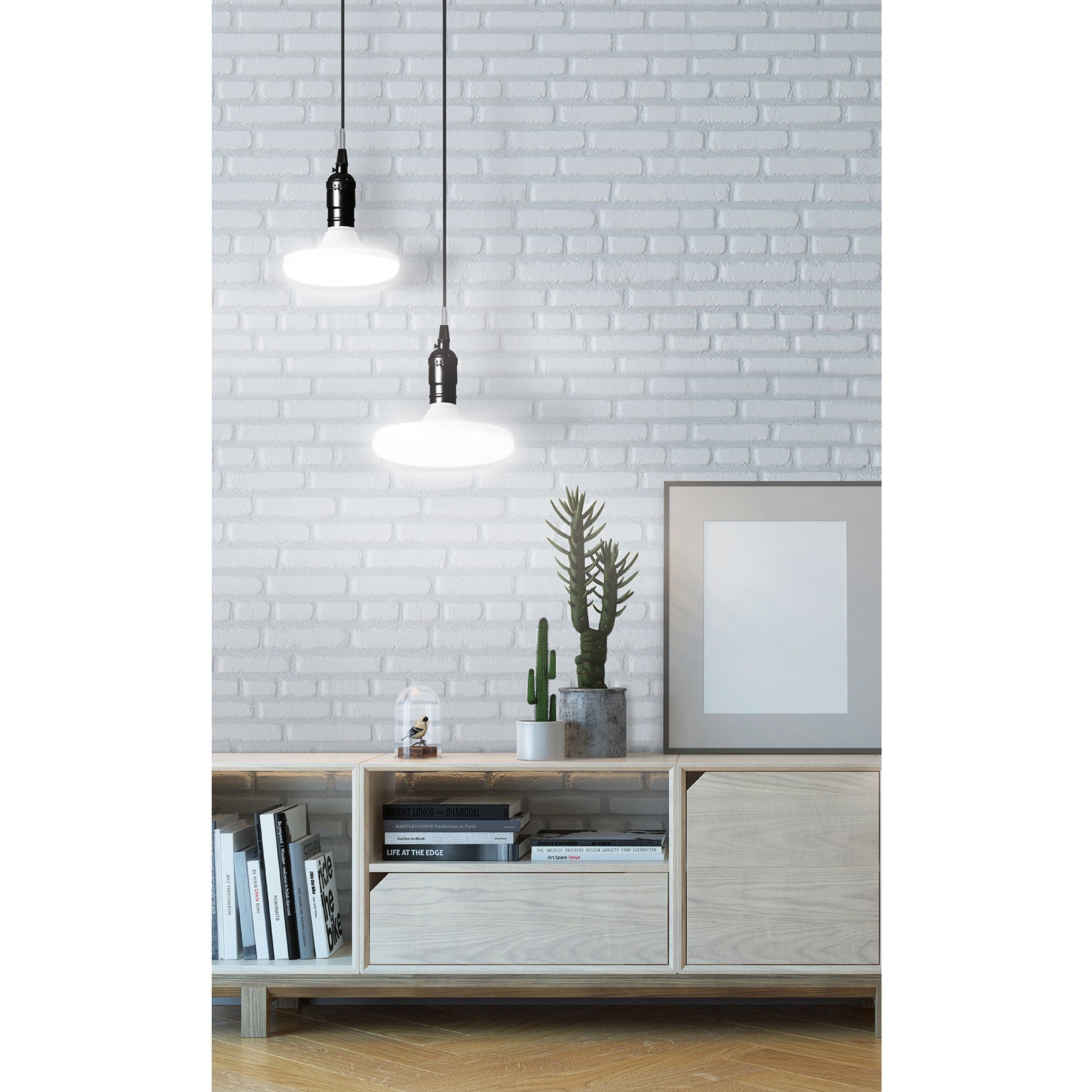 Lámpara LED tipo OVNI 12 W (equiv. 75 W), luz cálida, caja