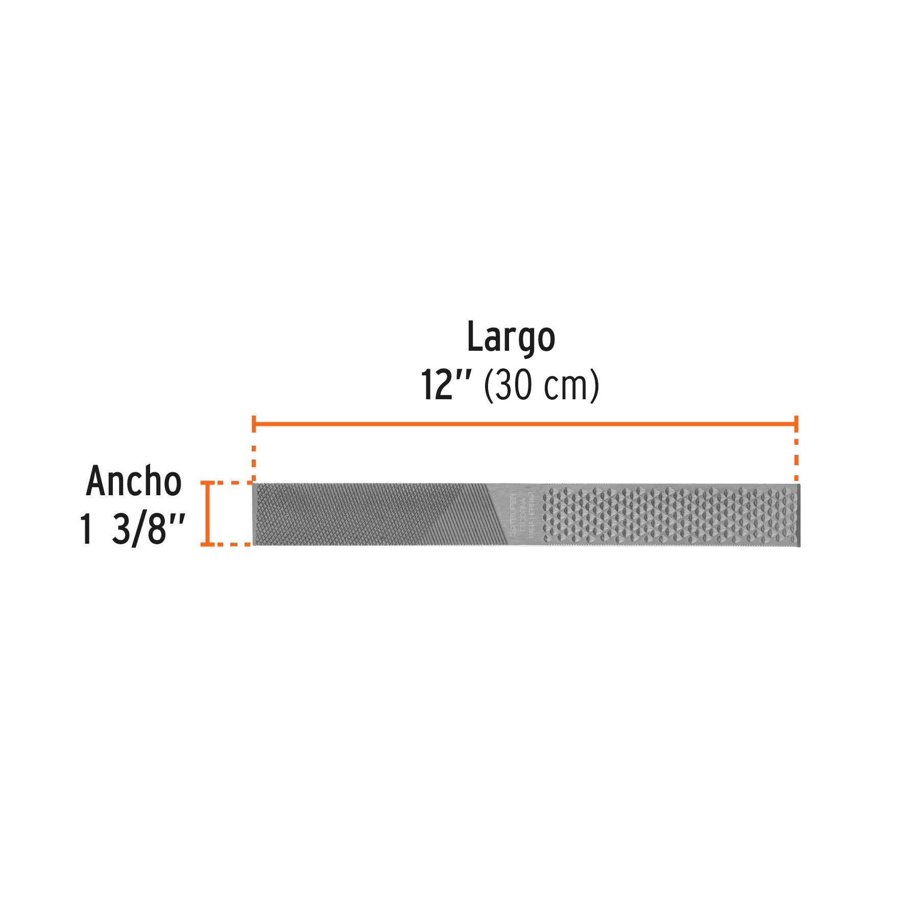 Lima escofina para herrar 12", TRUPER