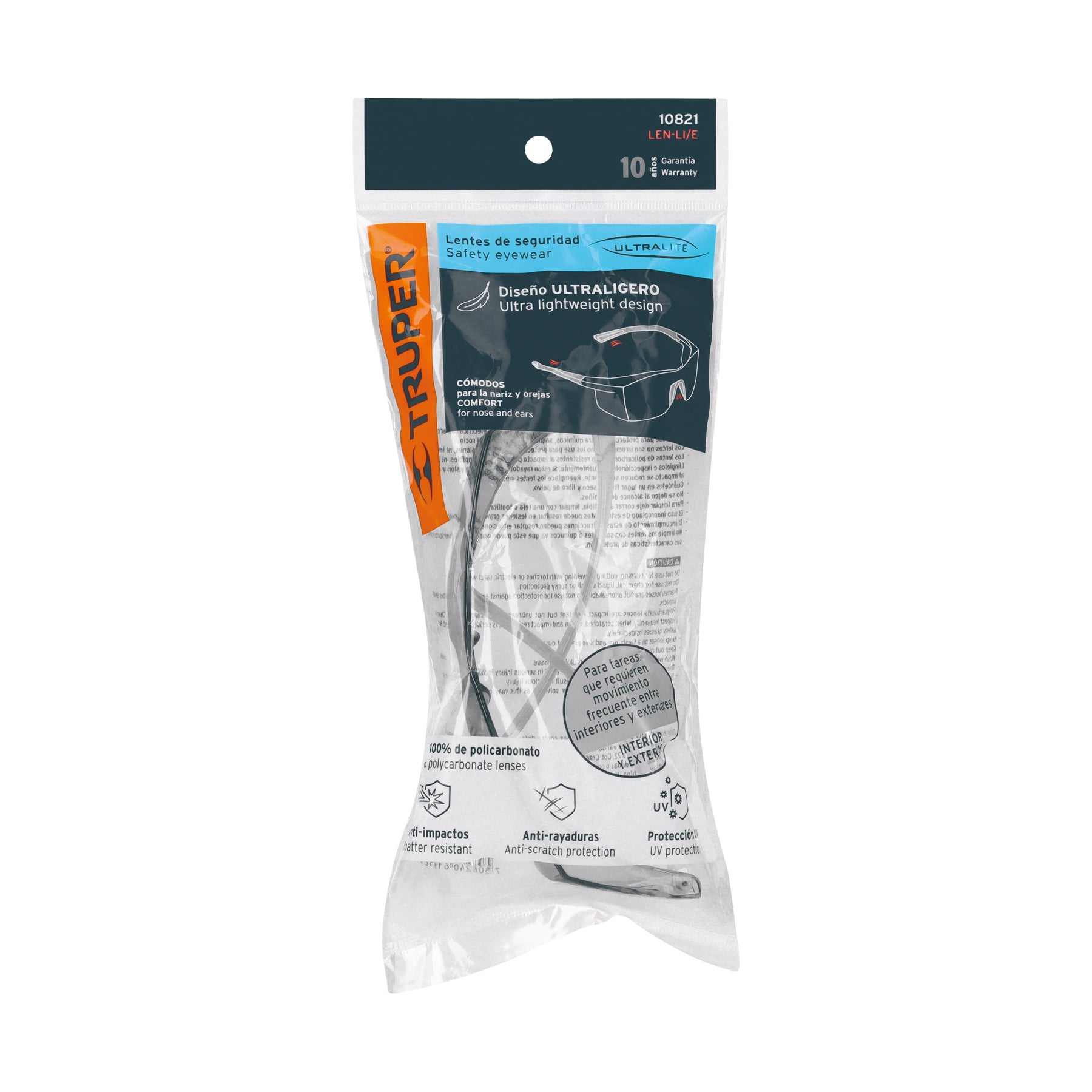 Lentes de seguridad interior-exterior, TRUPER Ultralite