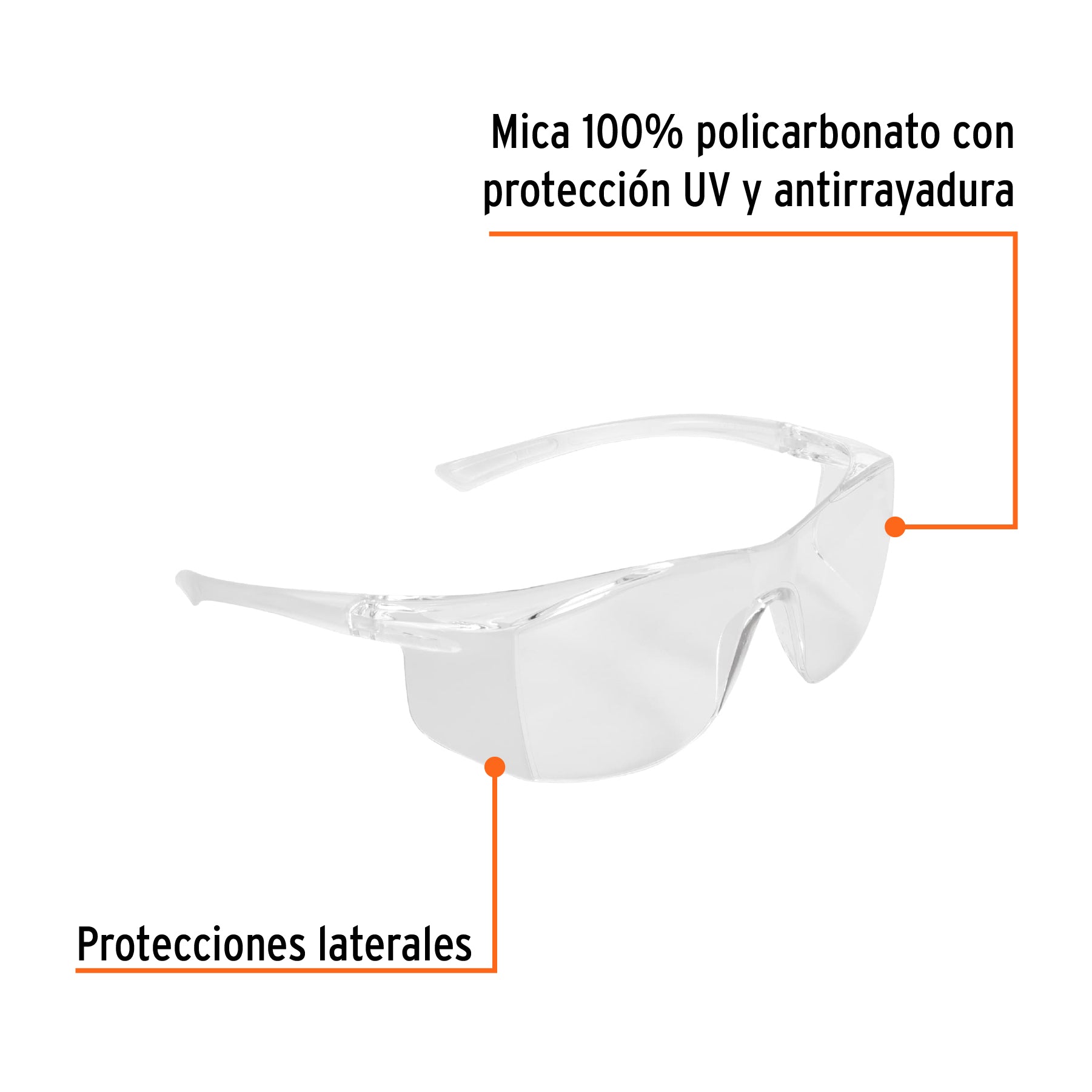 Lentes de seguridad transparentes, TRUPER Ultralite