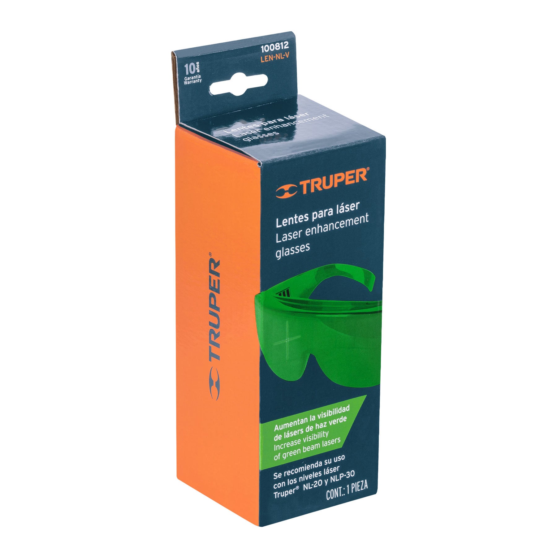 Lentes de seguridad para láser verde, TRUPER