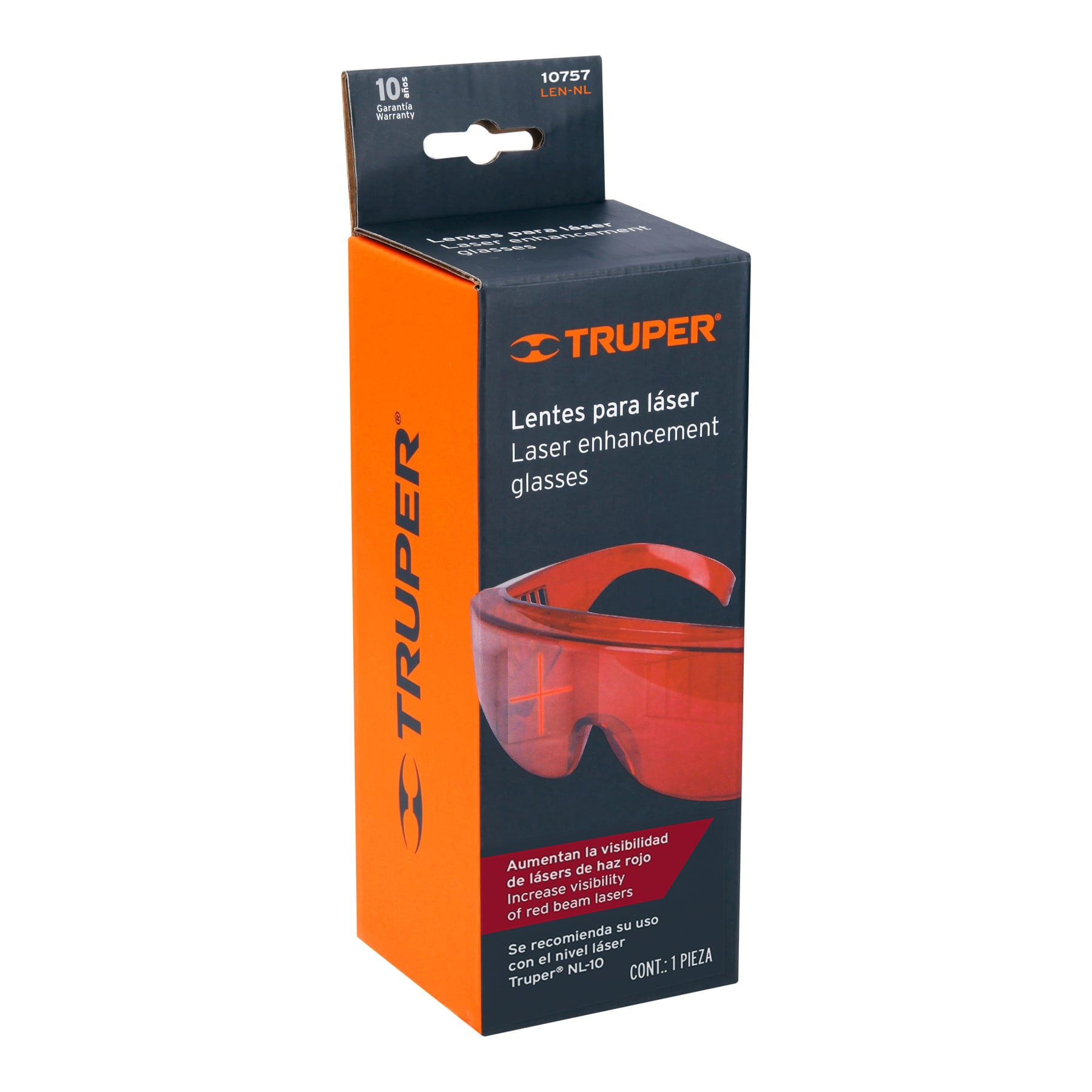 Lentes de seguridad para láser rojo, TRUPER