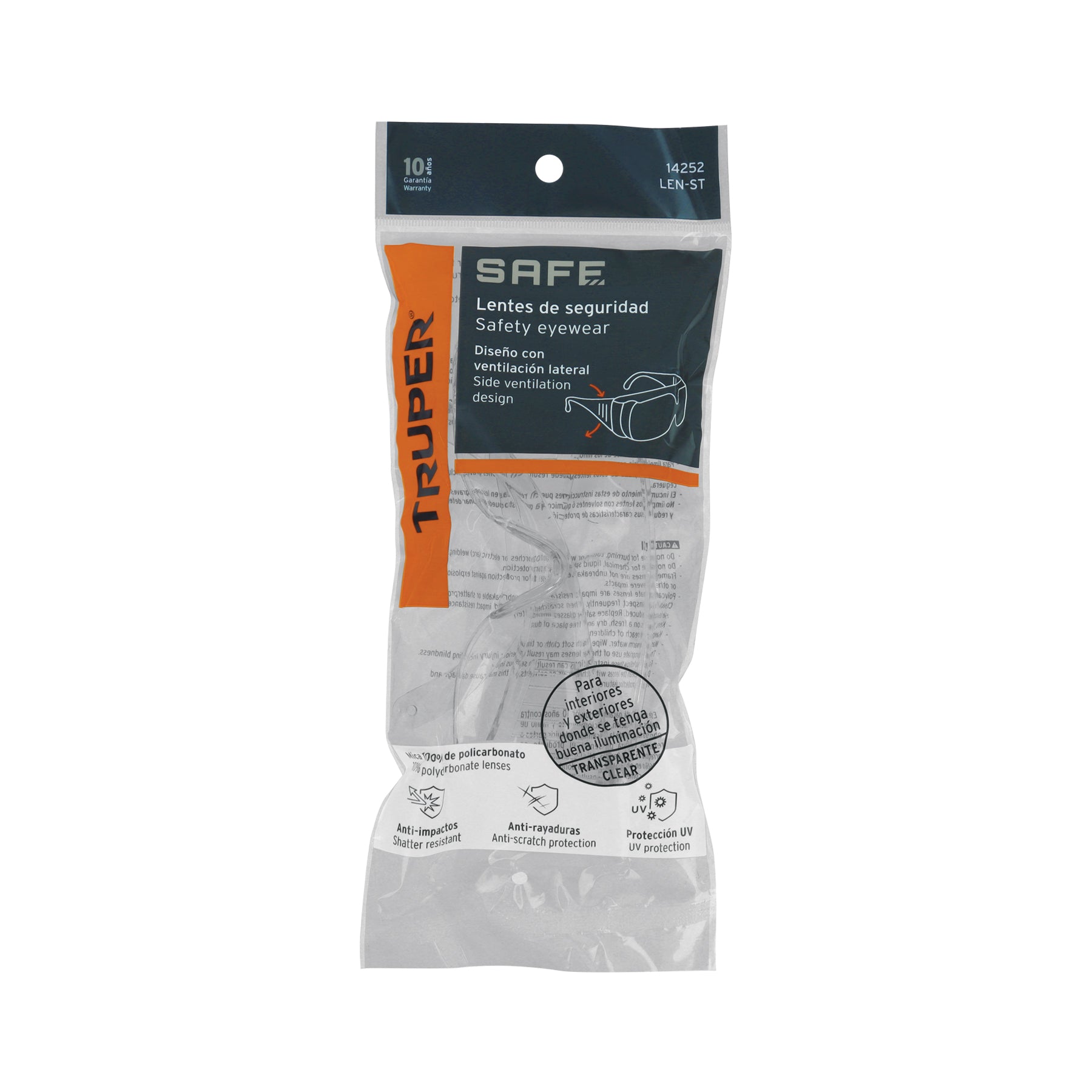 Lentes de seguridad transparentes, TRUPER Safe