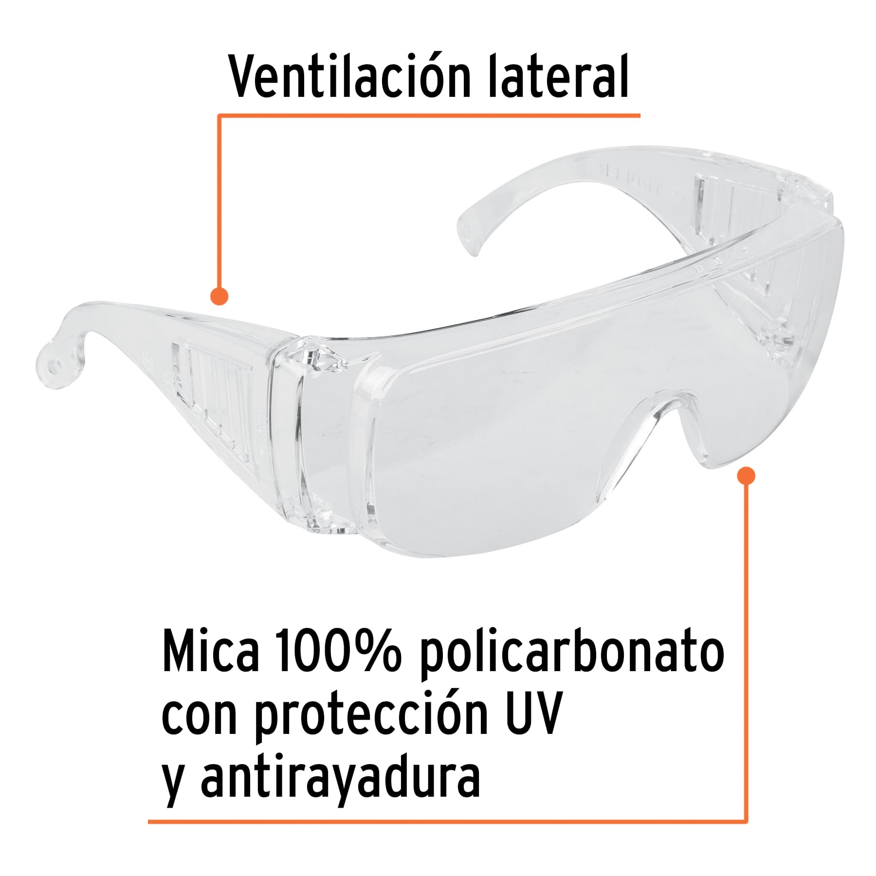 Lentes de seguridad transparentes, TRUPER Safe