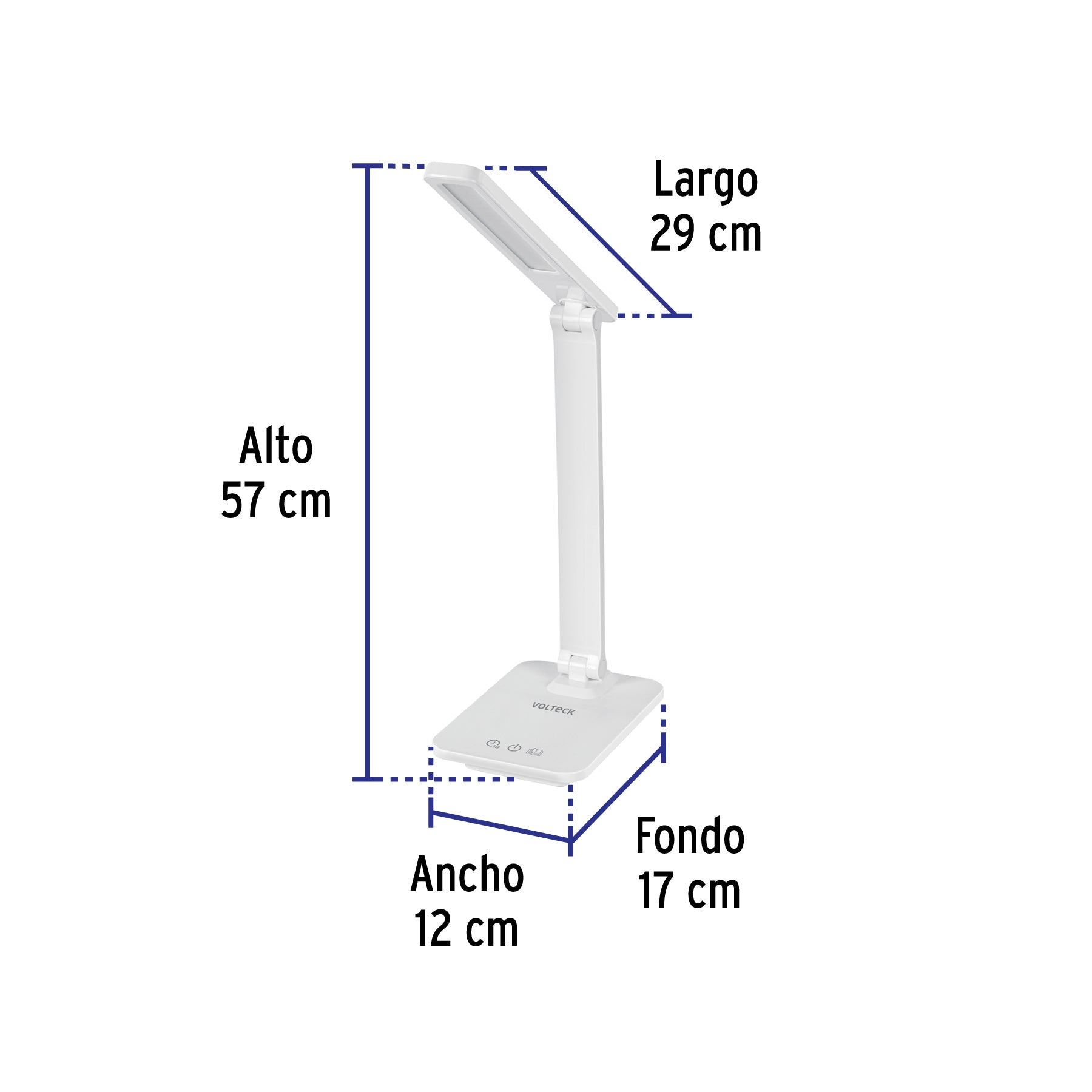 Lámpara de LED 8W 5 niveles de iluminación para escritorio