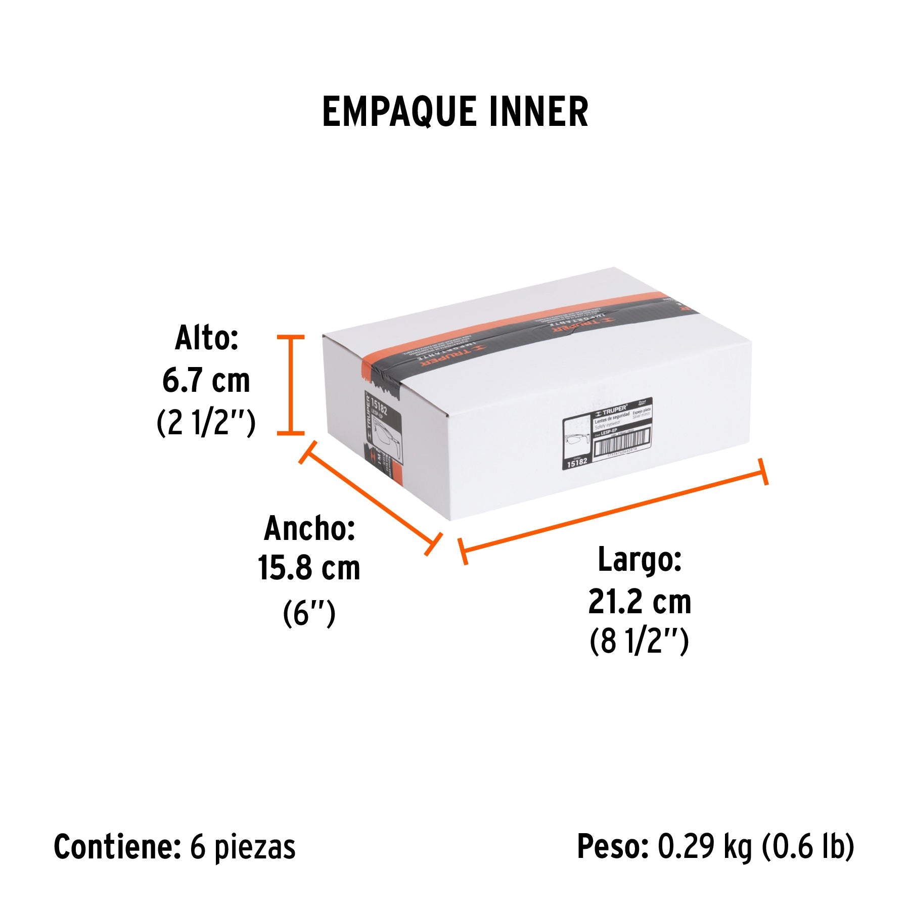 Lentes seguridad espejo plata c/cordón ajustable, Sport - Empaque