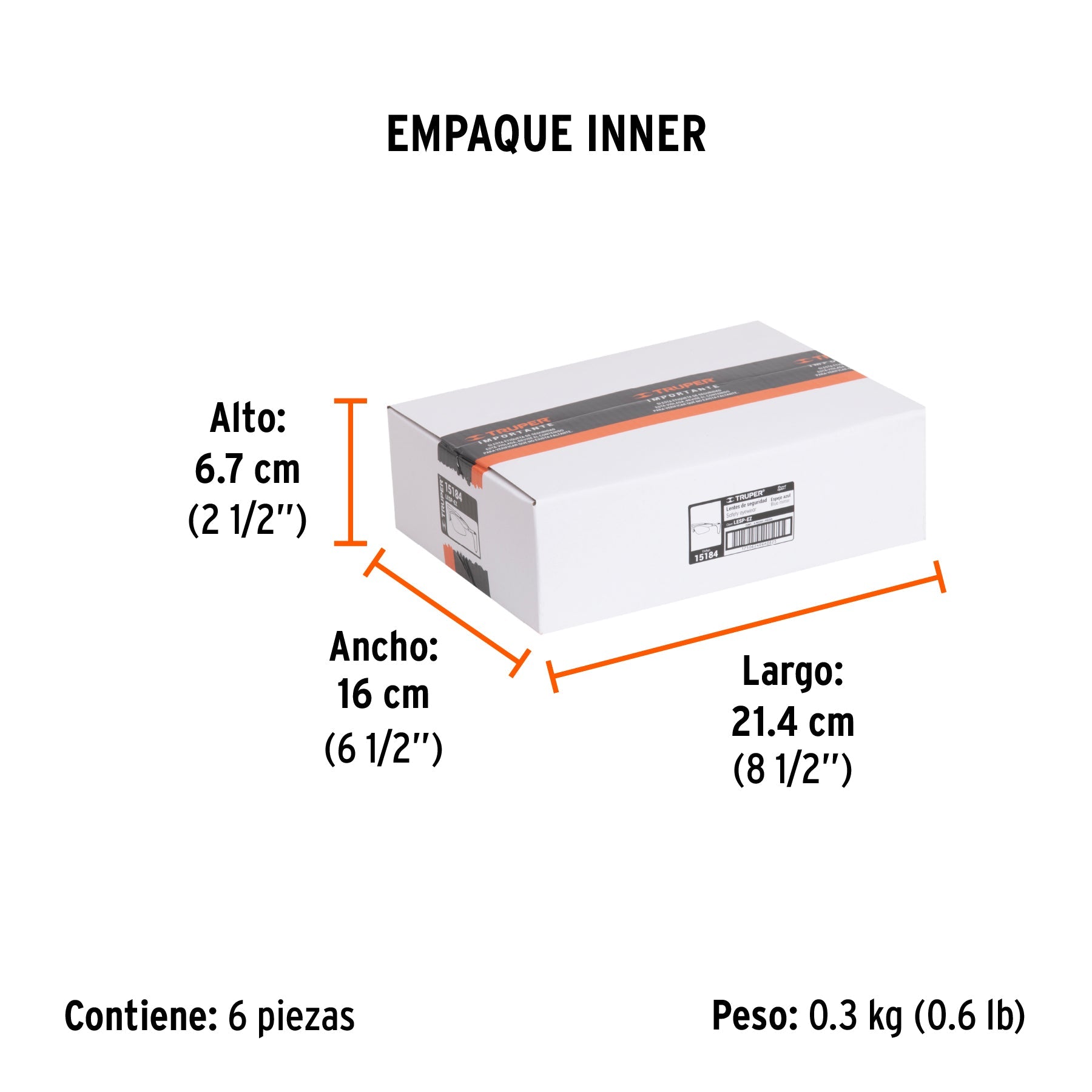 Lentes seguridad espejo azul c/cordón ajustable, Sport - Empaque