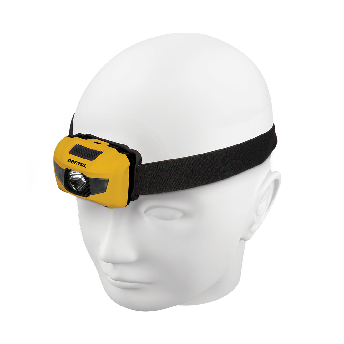 Linterna para cabeza, 60 lúmenes, 3 Led, PRETUL