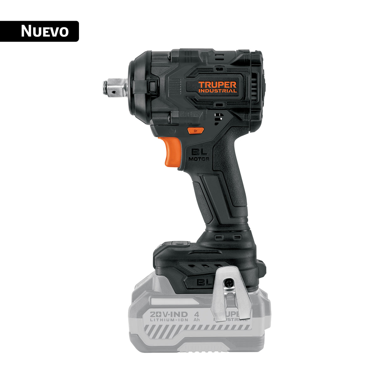 Llave de impacto 1/2", 20V, 650Nm, s/accesorios, INDUSTRIAL