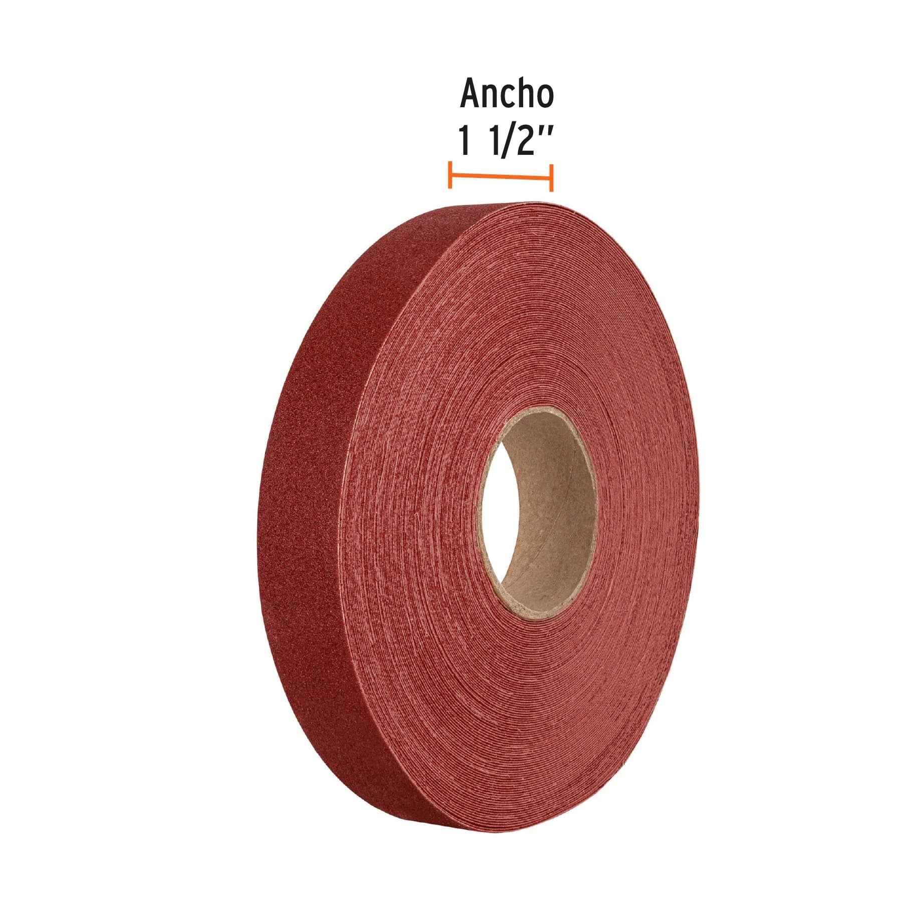 Rollo de 45 m de lija para plomero grano 100 ancho 1-1/2"
