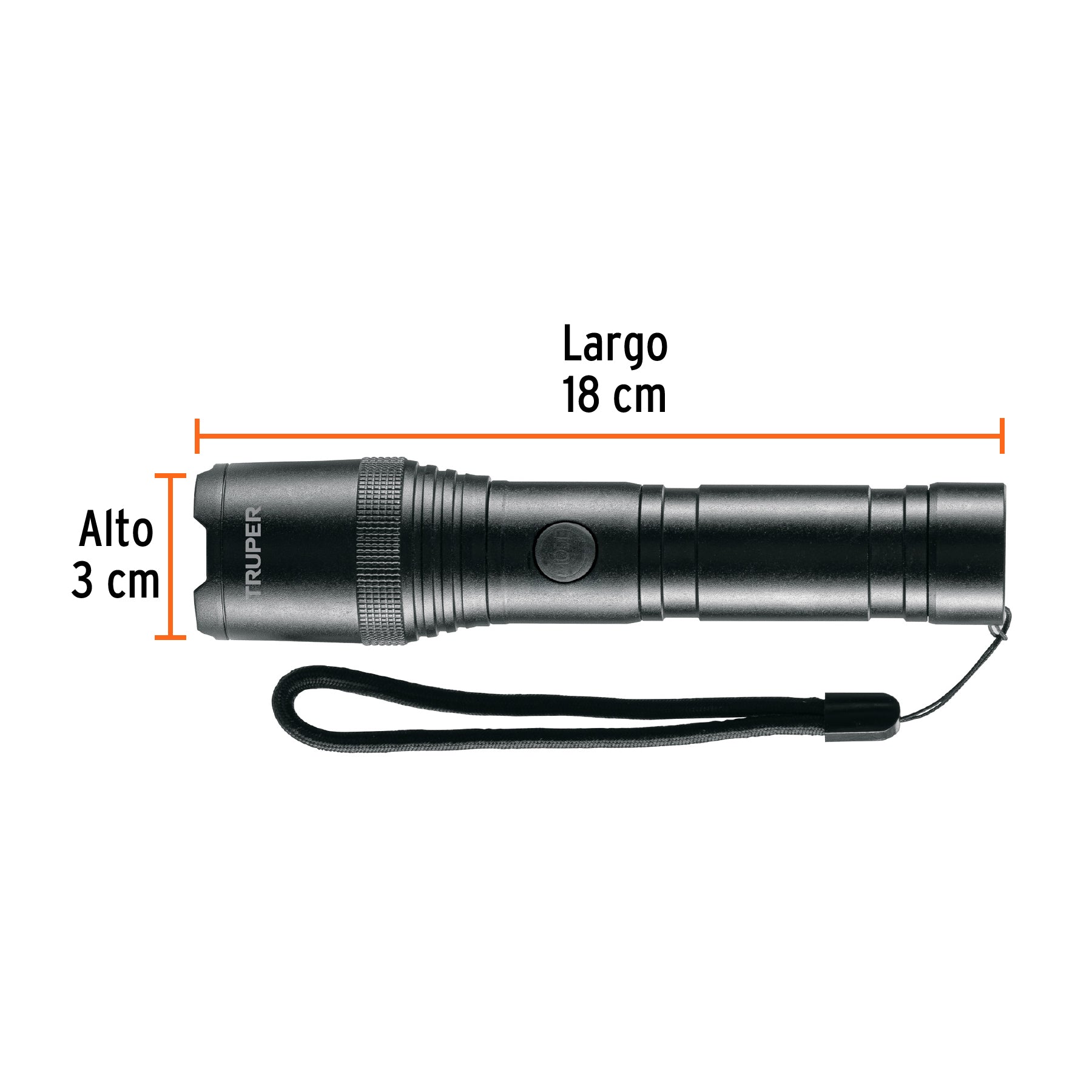 Linterna LED recargable, de aluminio, 420 lm, TRUPER