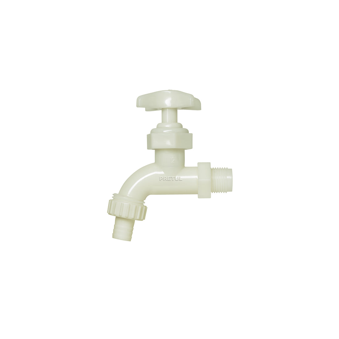 Llave p/manguera, de plástico 65g,1/2", granel, PRETUL