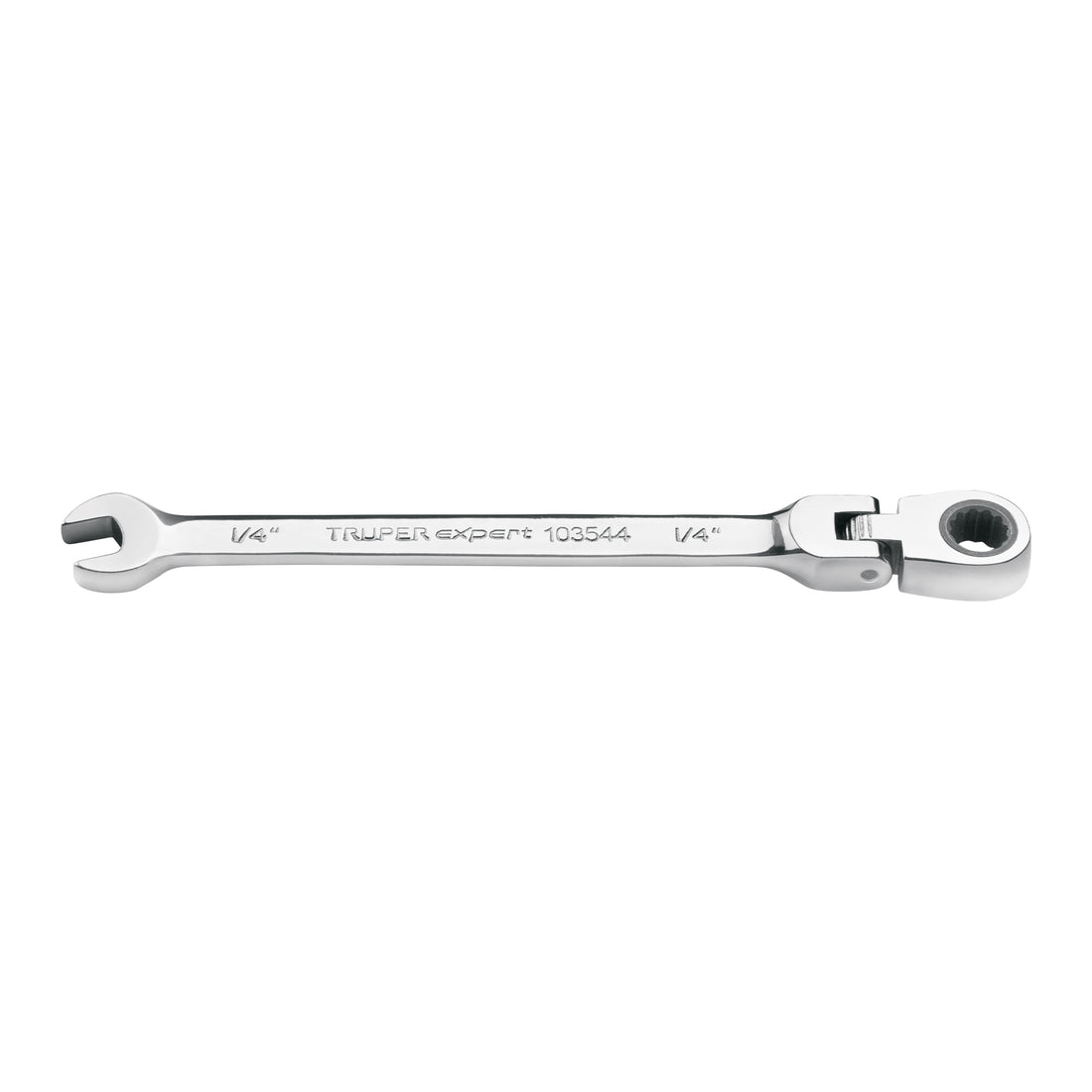 Llave combinada con matraca 1/4" flexible, EXPERT