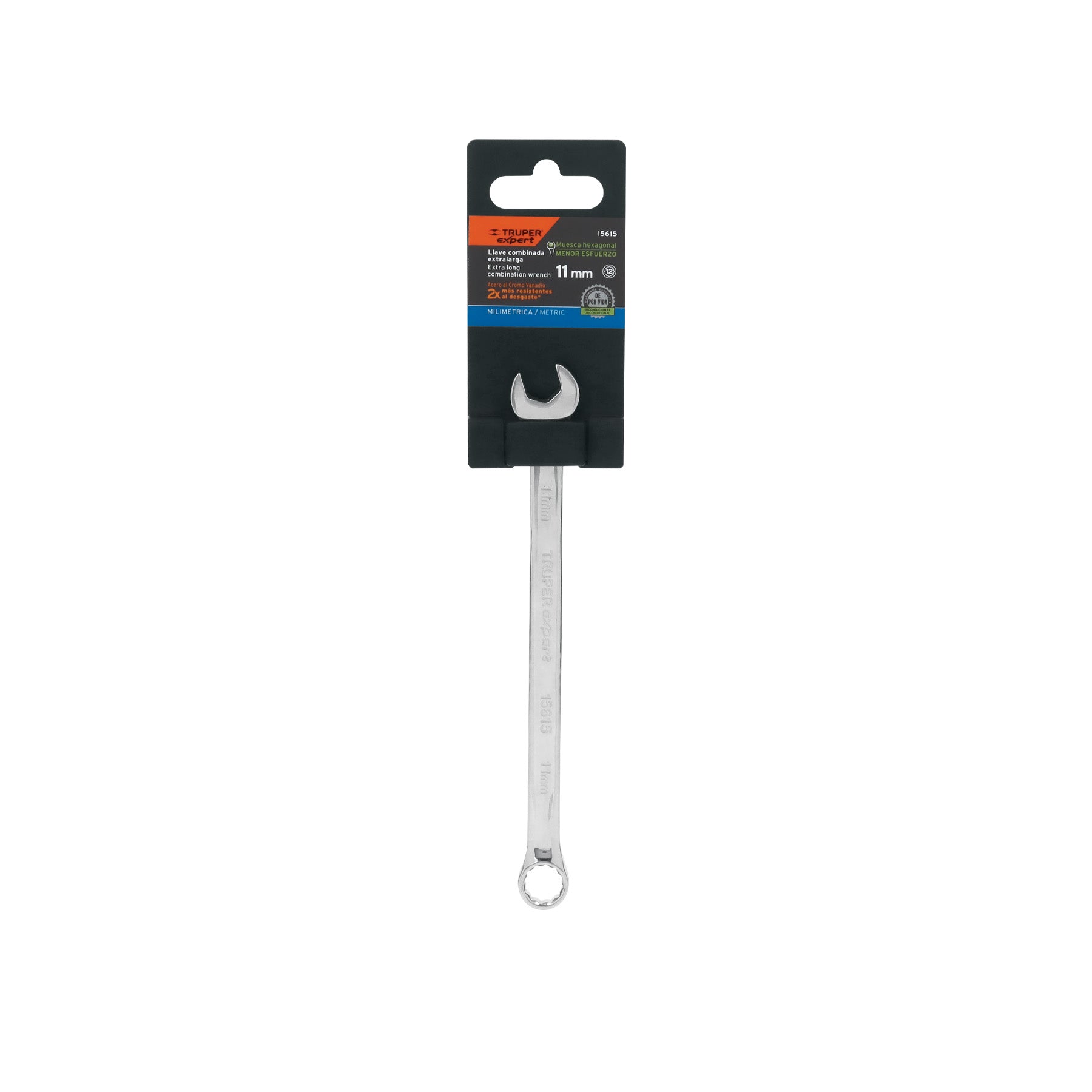 Llave combinada extralarga 11 mm x 183 mm de largo, EXPERT