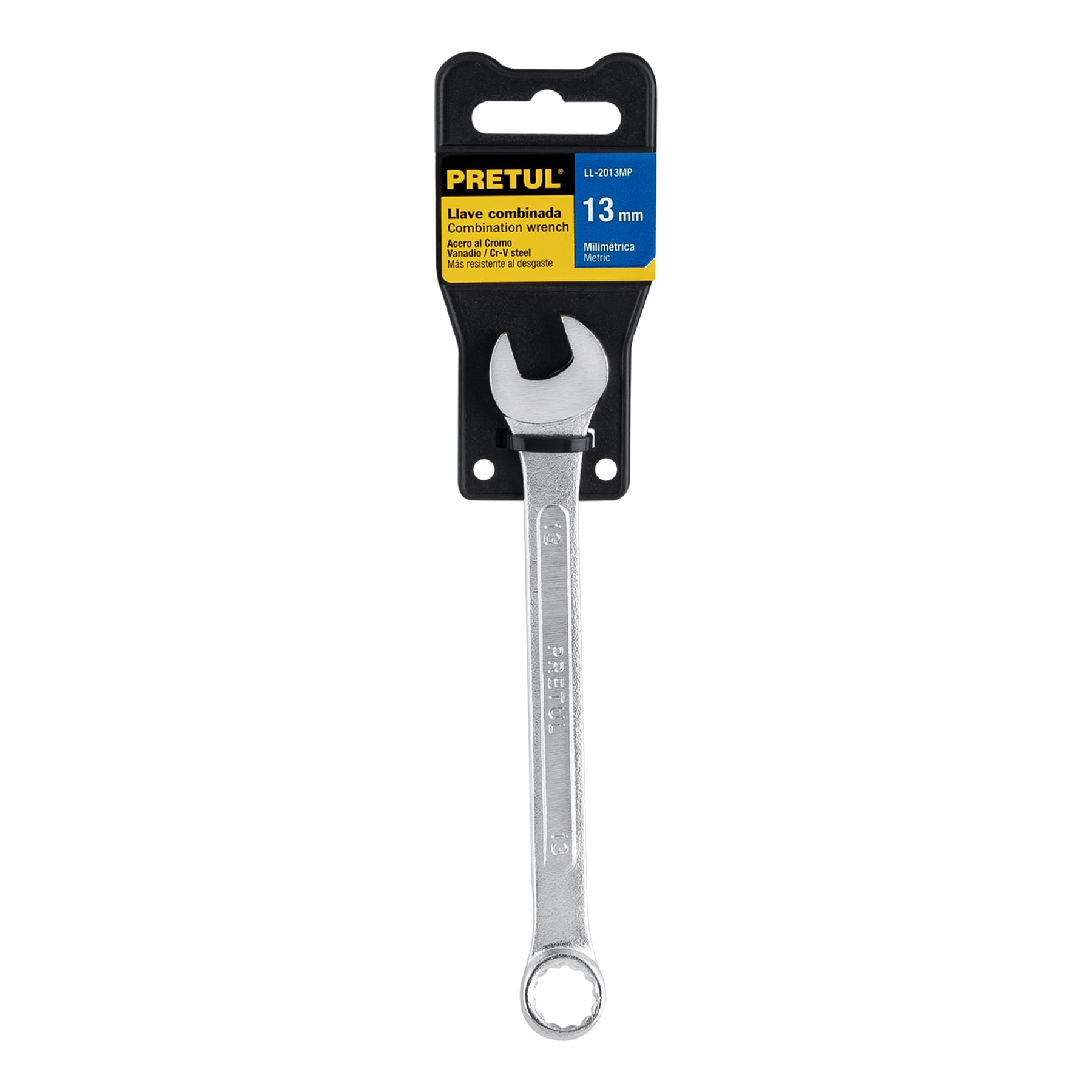 Llave combinada 13 mm x 170 mm de largo, PRETUL