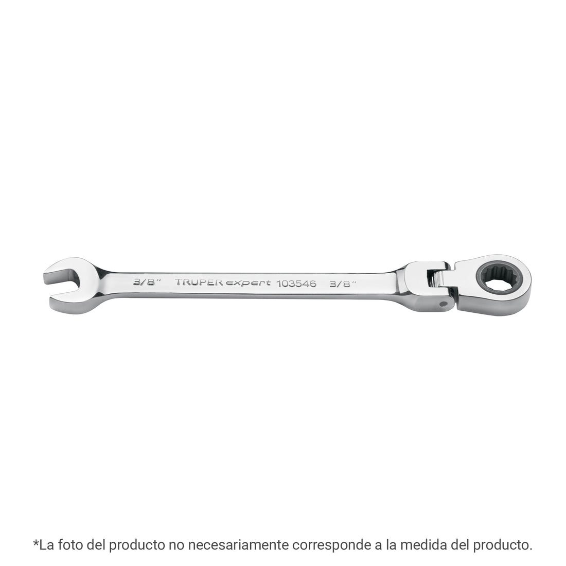Llave combinada con matraca 13 mm flexible, EXPERT