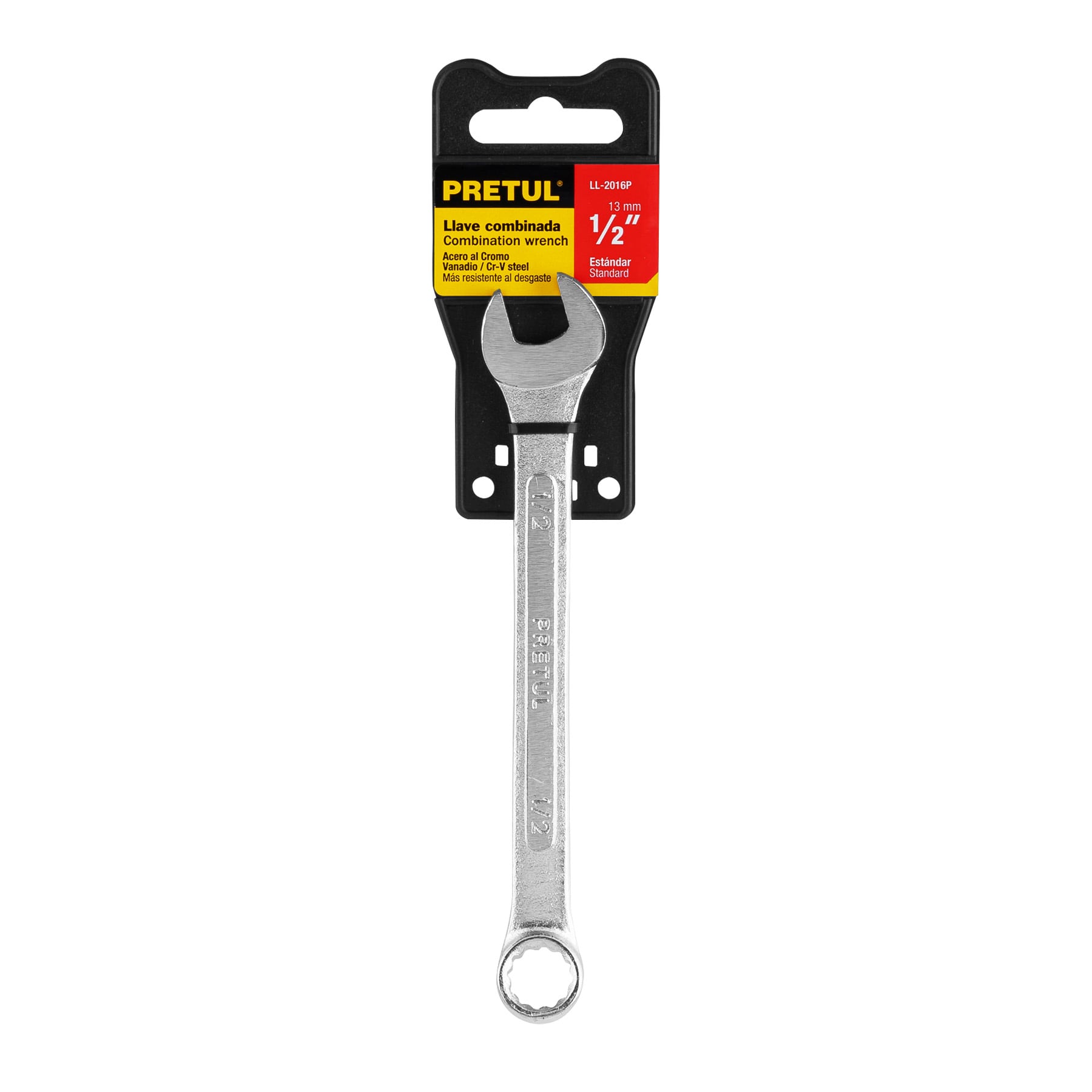 Llave combinada 1/2" x 170 mm de largo, PRETUL
