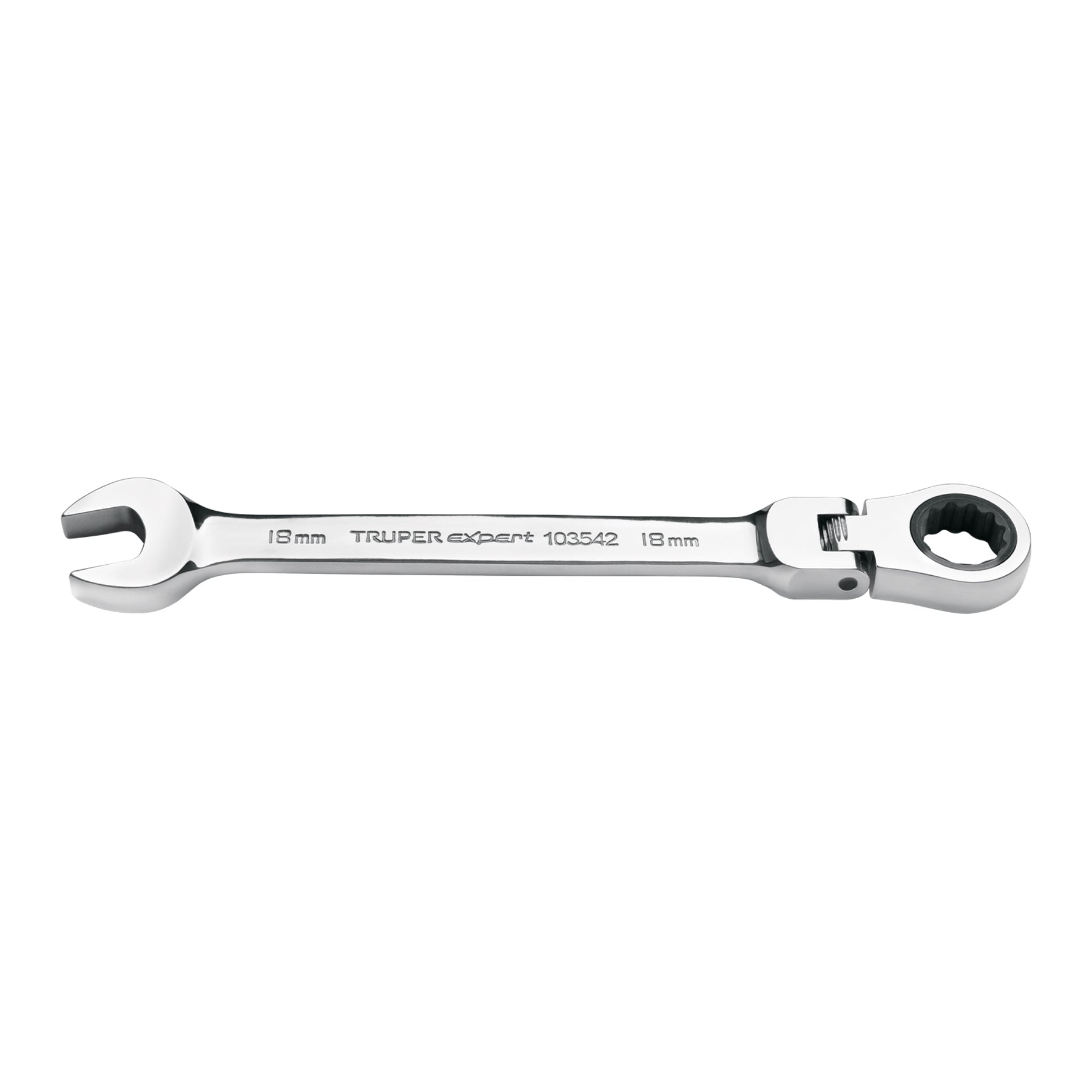 Llave combinada con matraca 18 mm flexible, EXPERT