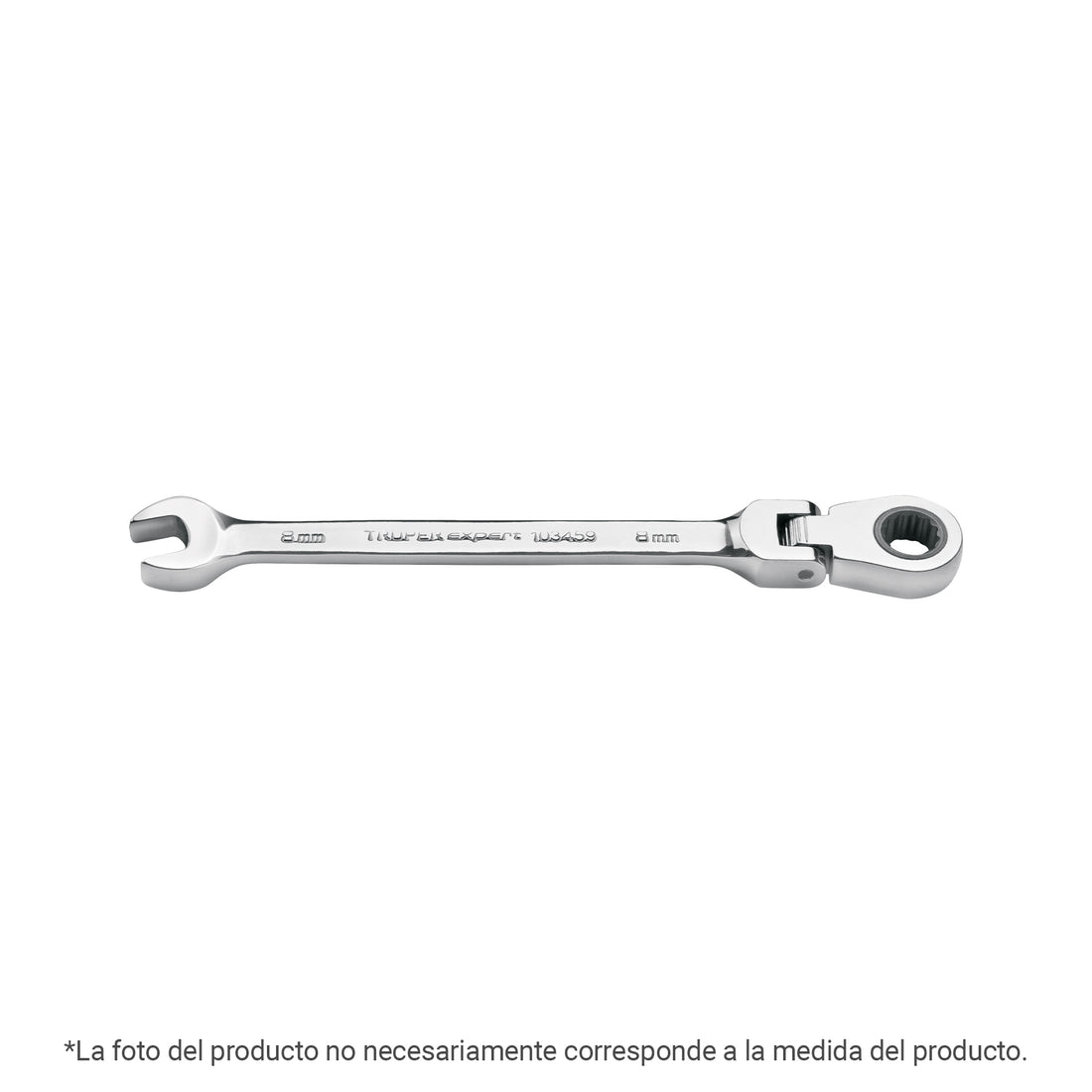 Llave combinada con matraca 19 mm flexible, EXPERT