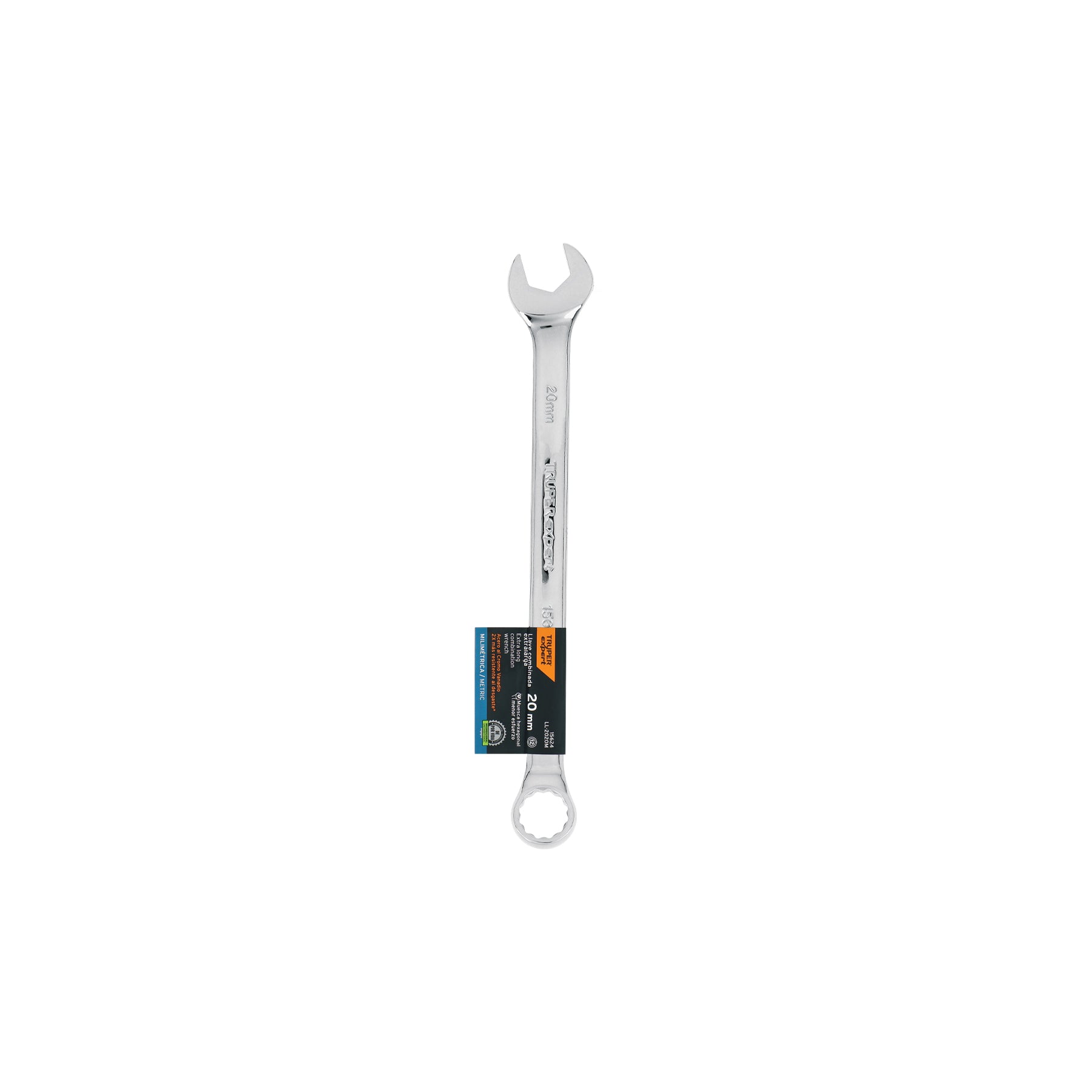 Llave combinada extralarga 20 mm x 287 mm de largo, EXPERT