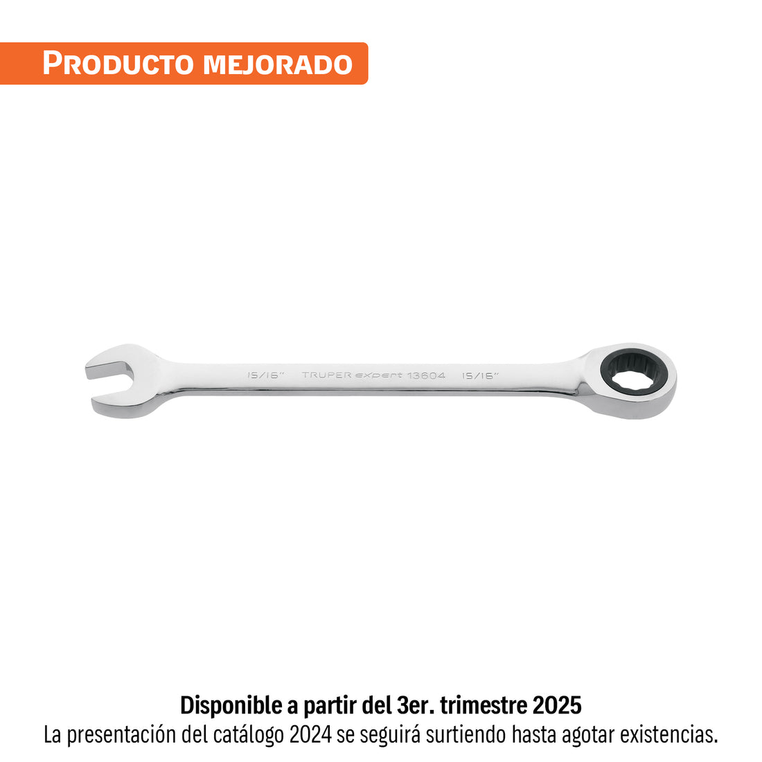 Llave combinada con matraca 15/16" x 325 mm largo, EXPERT