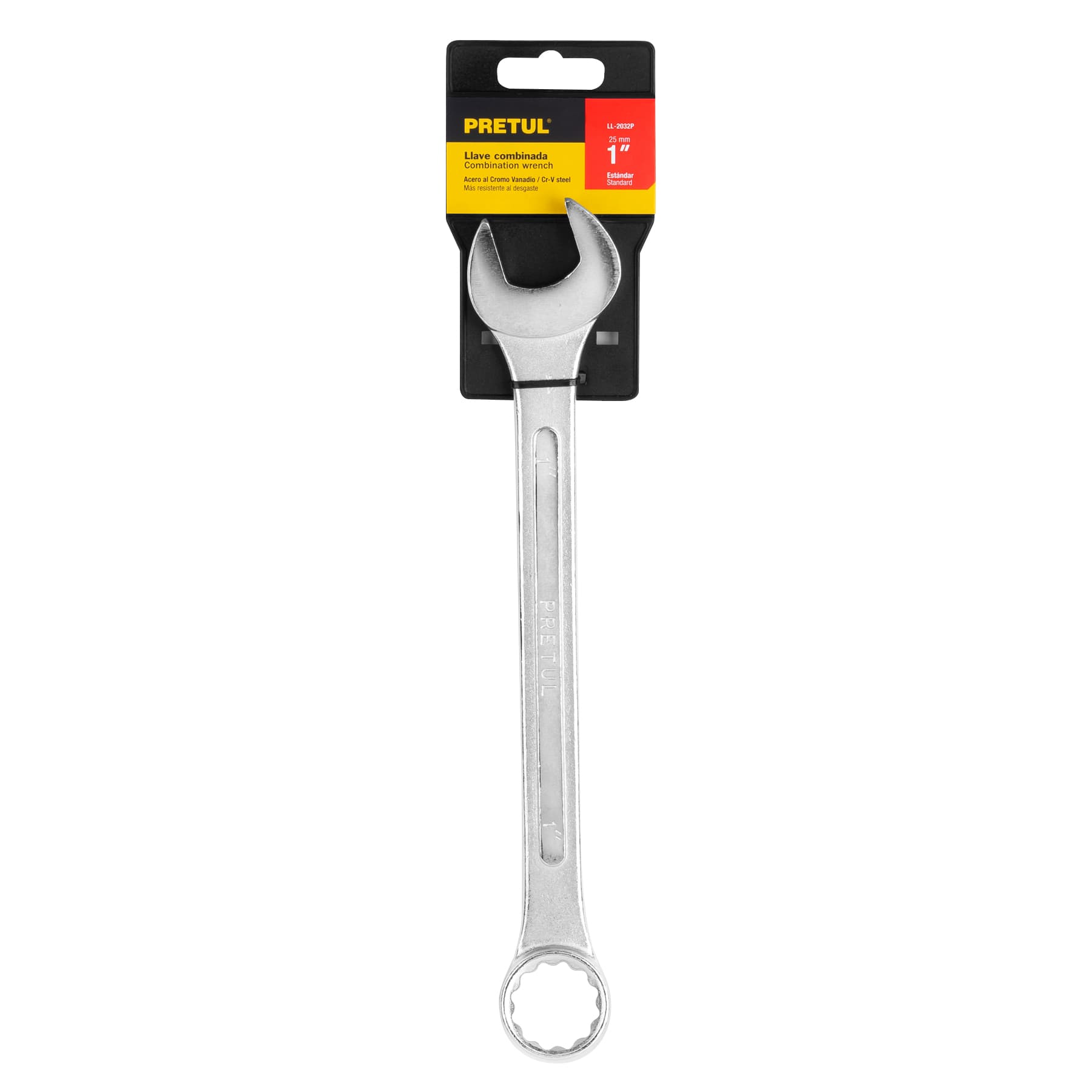 Llave combinada 1" x 290 mm de largo, PRETUL