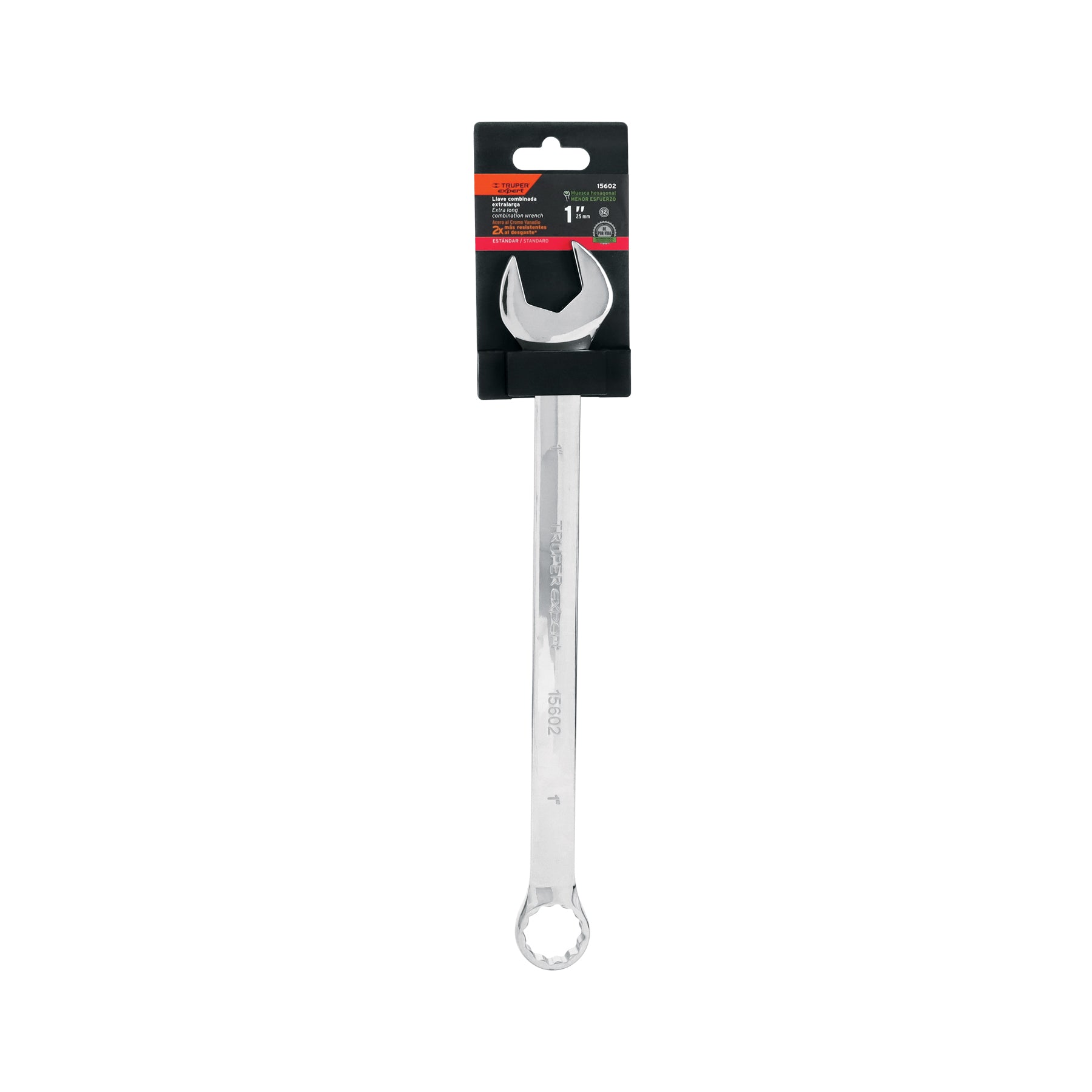 Llave combinada extralarga 1" x 355 mm de largo, EXPERT