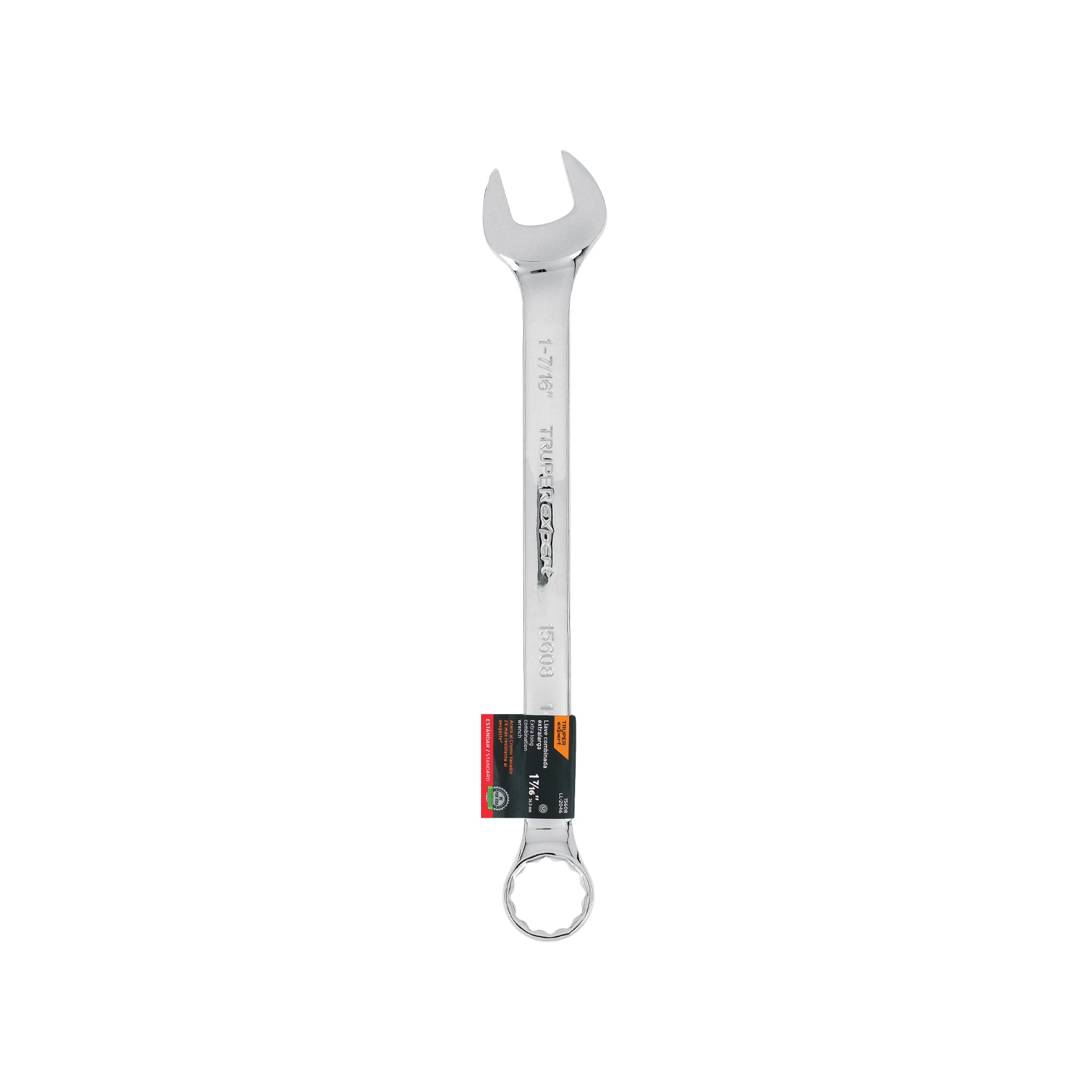 Llave combinada extralarga 1-7/16" x 454 mm de largo, EXPERT